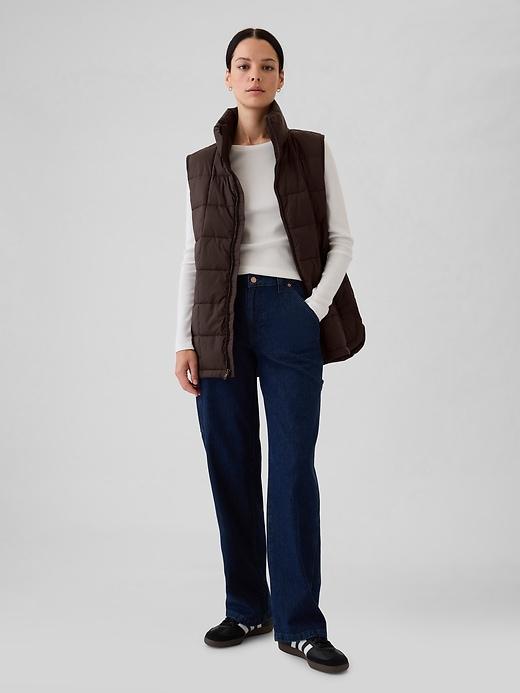 Recycled Lightweight Quilted Puff Vest Product Image