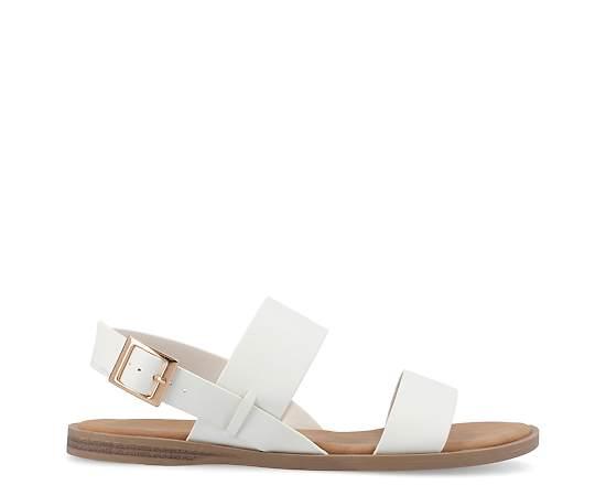 Journee Collection Womens Lavine Wide Flat Sandal Product Image