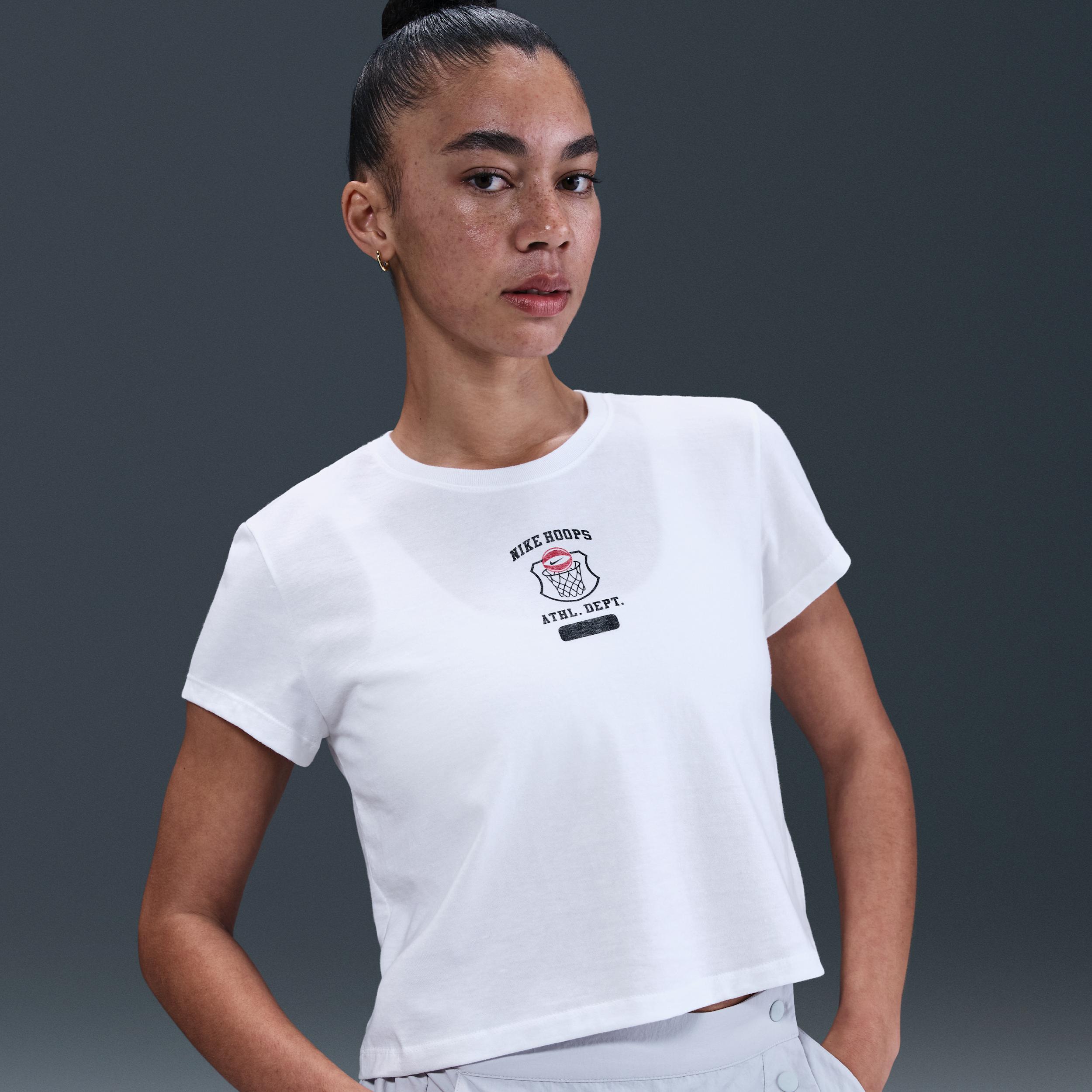 Nike Womens Club Cropped T-Shirt | IM7735-085 Product Image