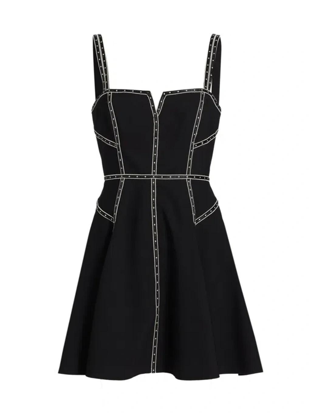 CINQ À SEPT Cinq A Sept Jelena Ribbon Embellished Dress In Multi Product Image