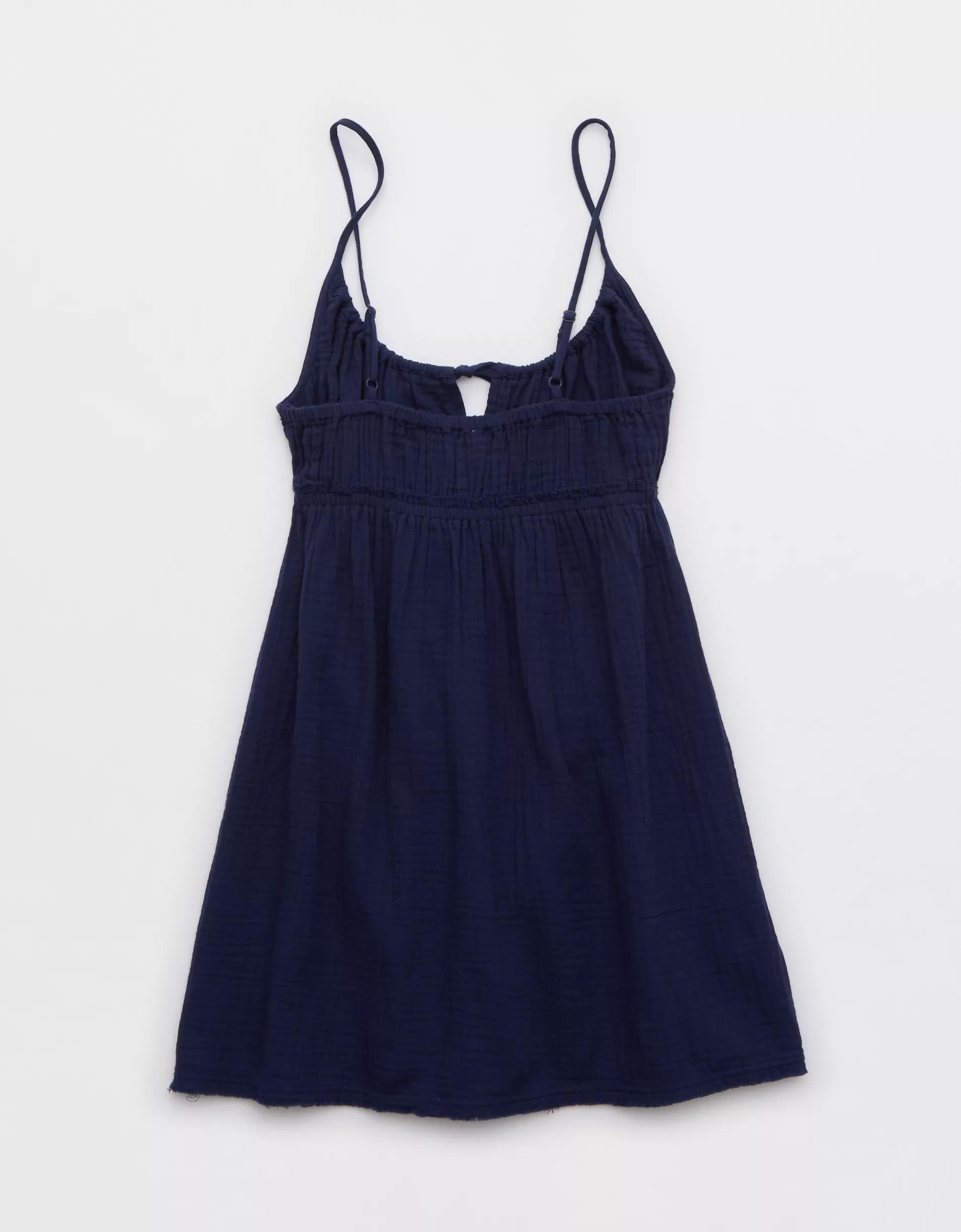 Aerie Tie Front Coverup Dress Product Image