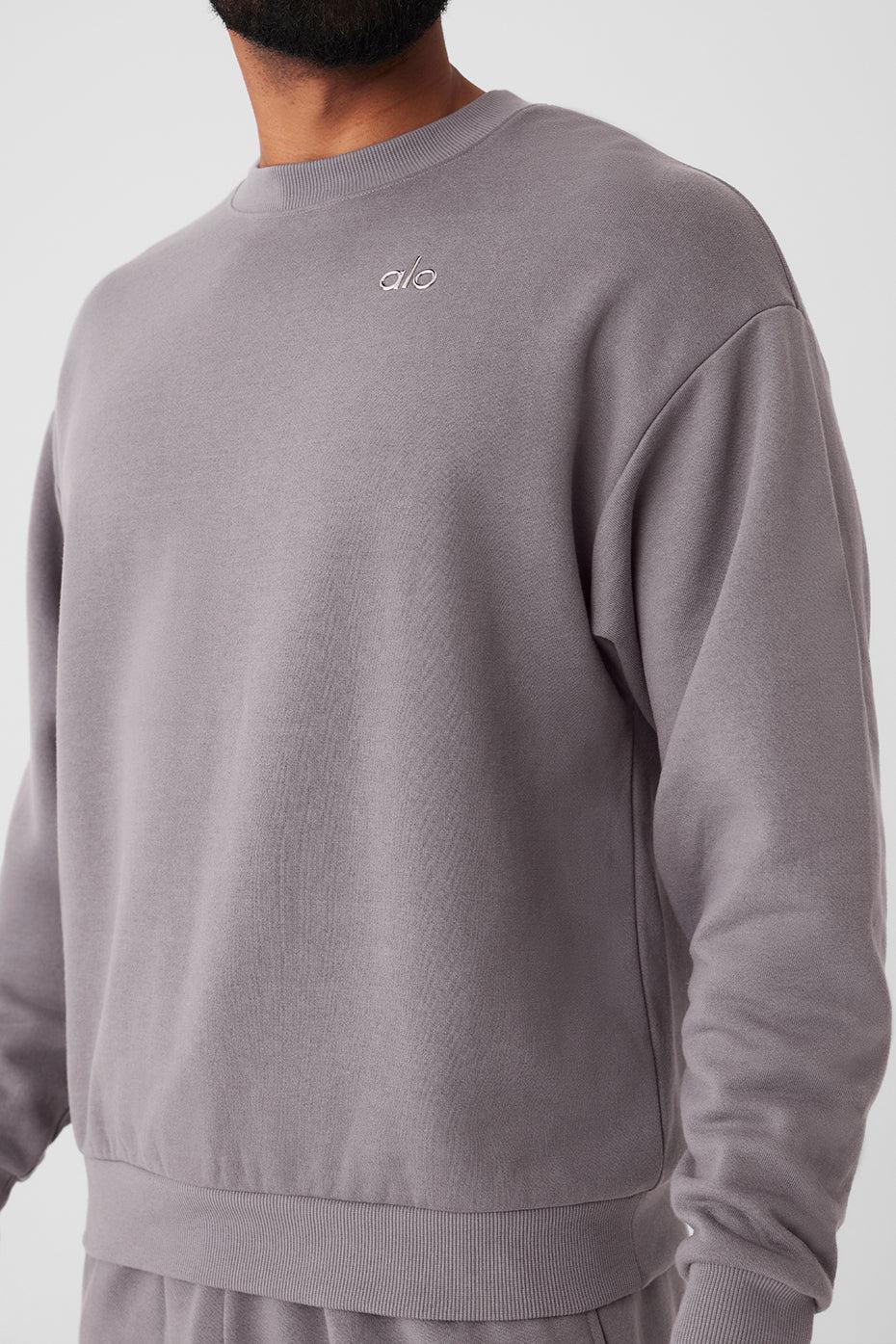 Washed Accolade Crew Neck Pullover - Cool Grey Wash Product Image