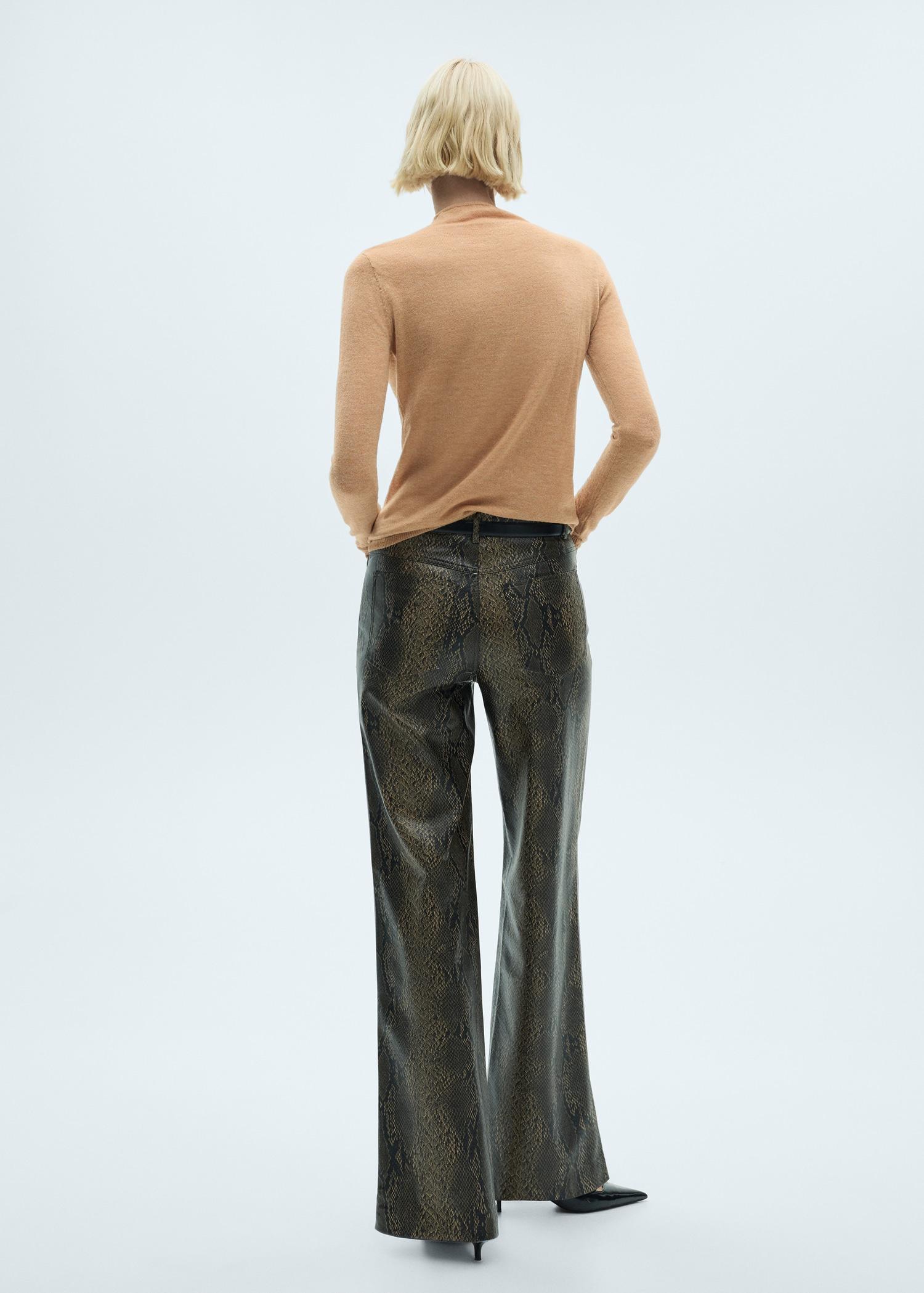 Fine-knit sweater with perkins neck - Women | MANGO USA Product Image