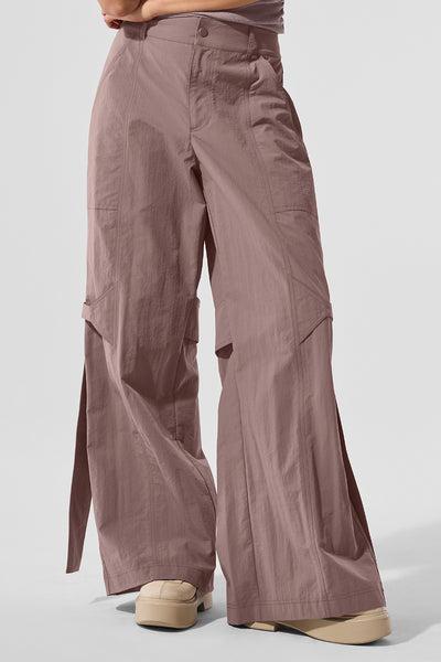 High-Waist Voyager Trouser - Mushroom Female Product Image