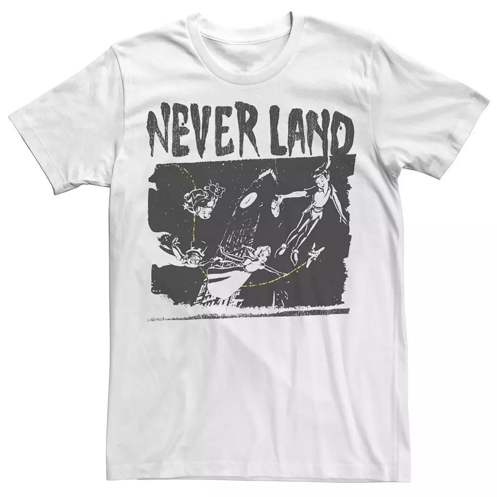 Disney's Peter Pan Men's Group Shot London Flight Stamp Tee,  Product Image
