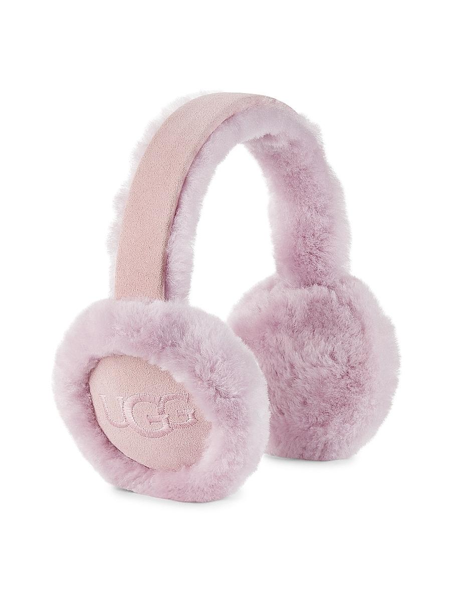 UGG Womens Sheepskin Embroidery Earmuff Product Image