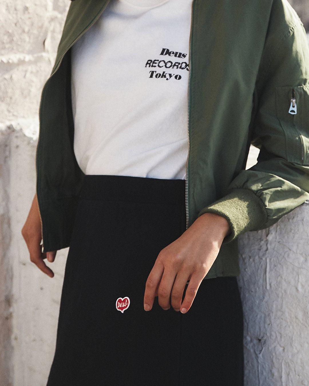 Monique Jersey Skirt - Black Product Image