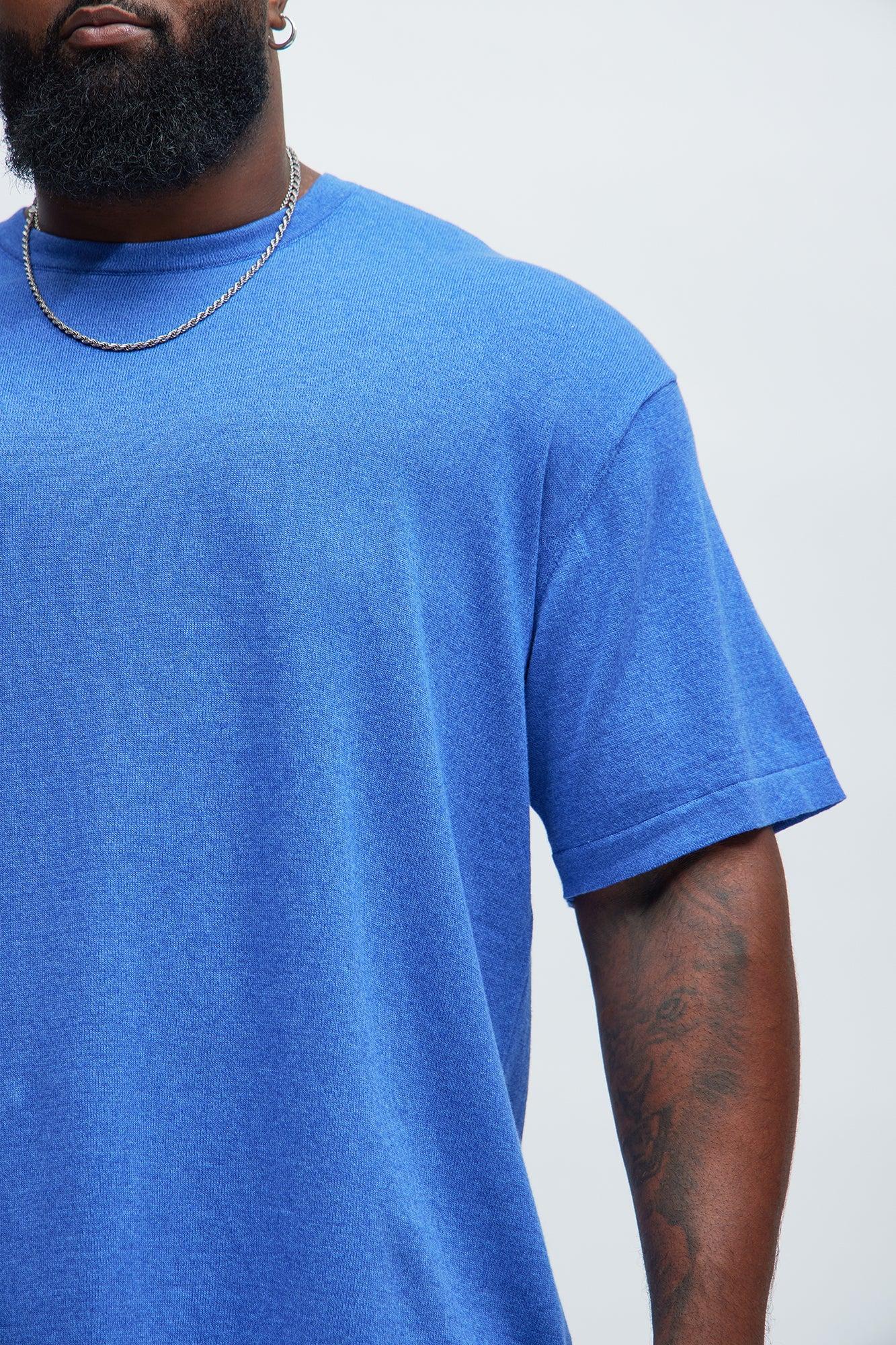 Henshaw Knit Tee - Blue Product Image
