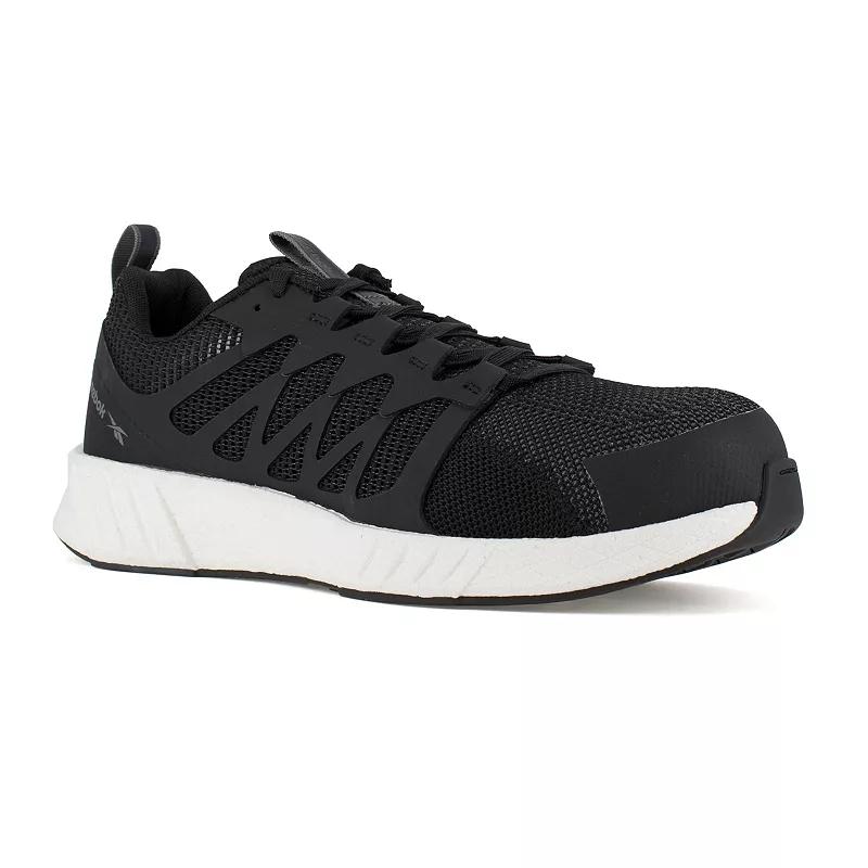 Reebok Work Fusion Flexweave Men's Blackout Composite Toe ESD Shoes,  Product Image