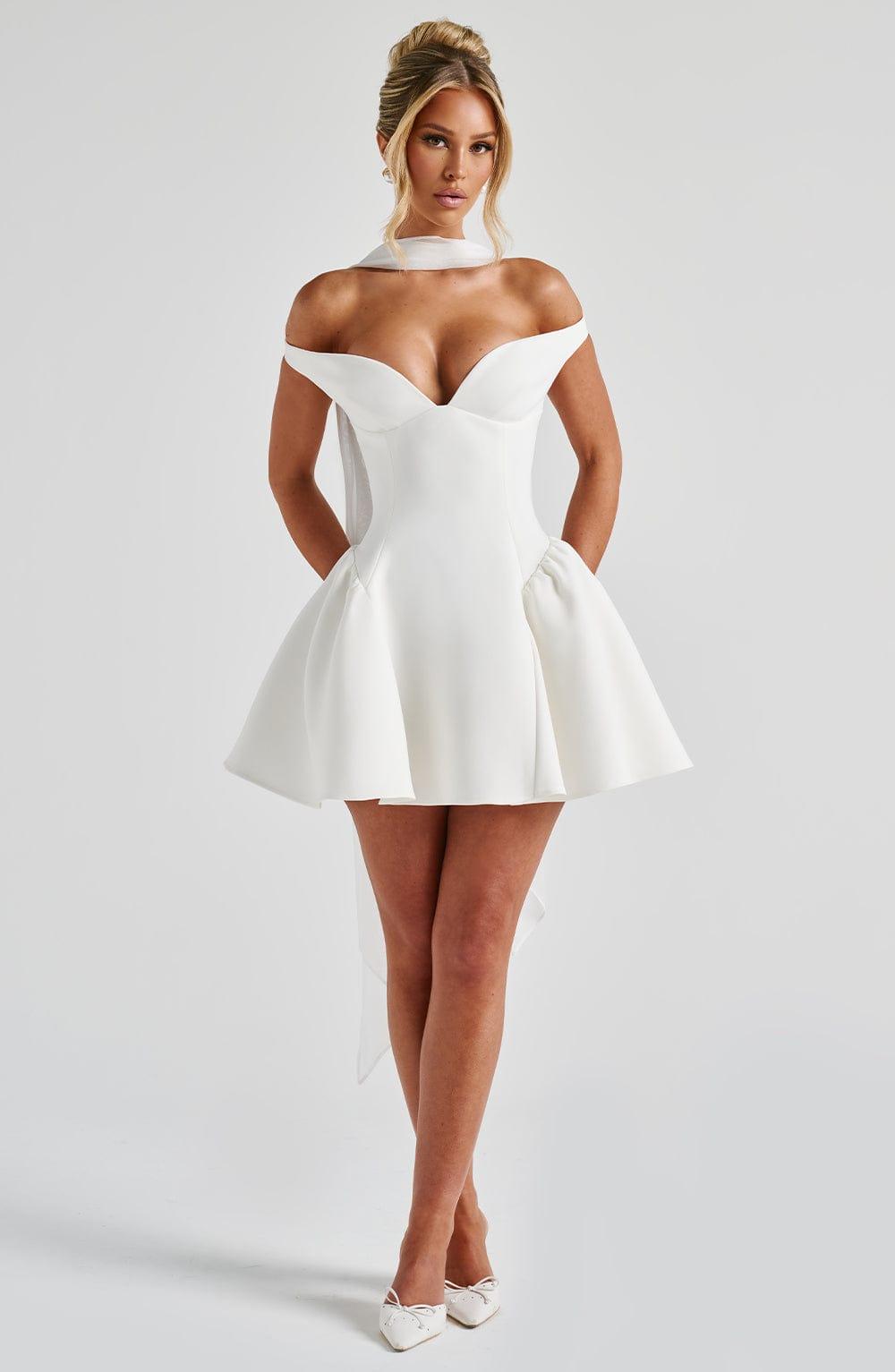 Marla Mini Dress - Ivory Product Image