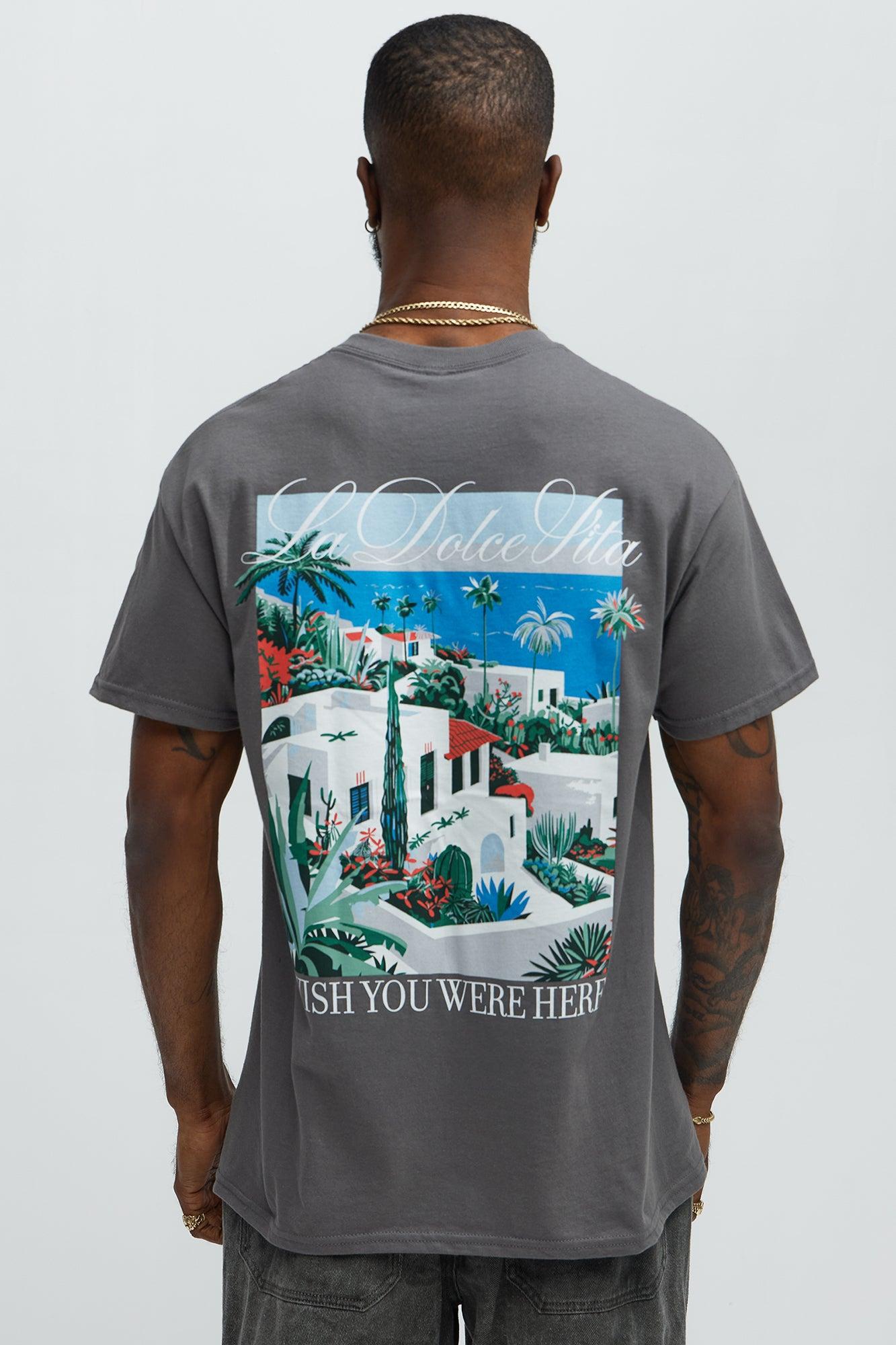 La Dolce Vita Short Sleeve Tee - Charcoal Male Product Image