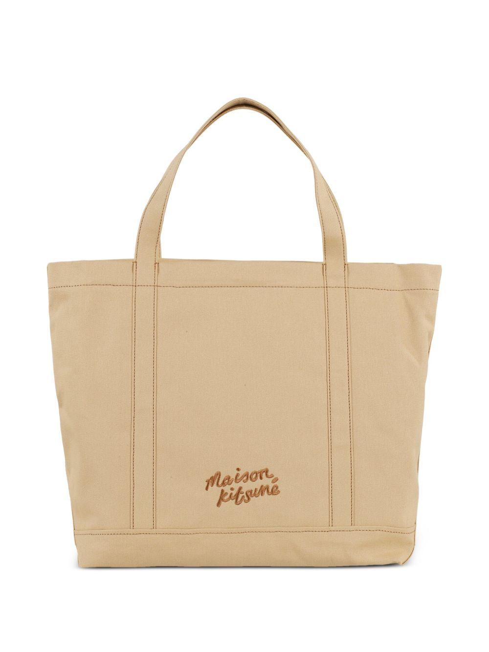 logo-embroidered tote bag Product Image
