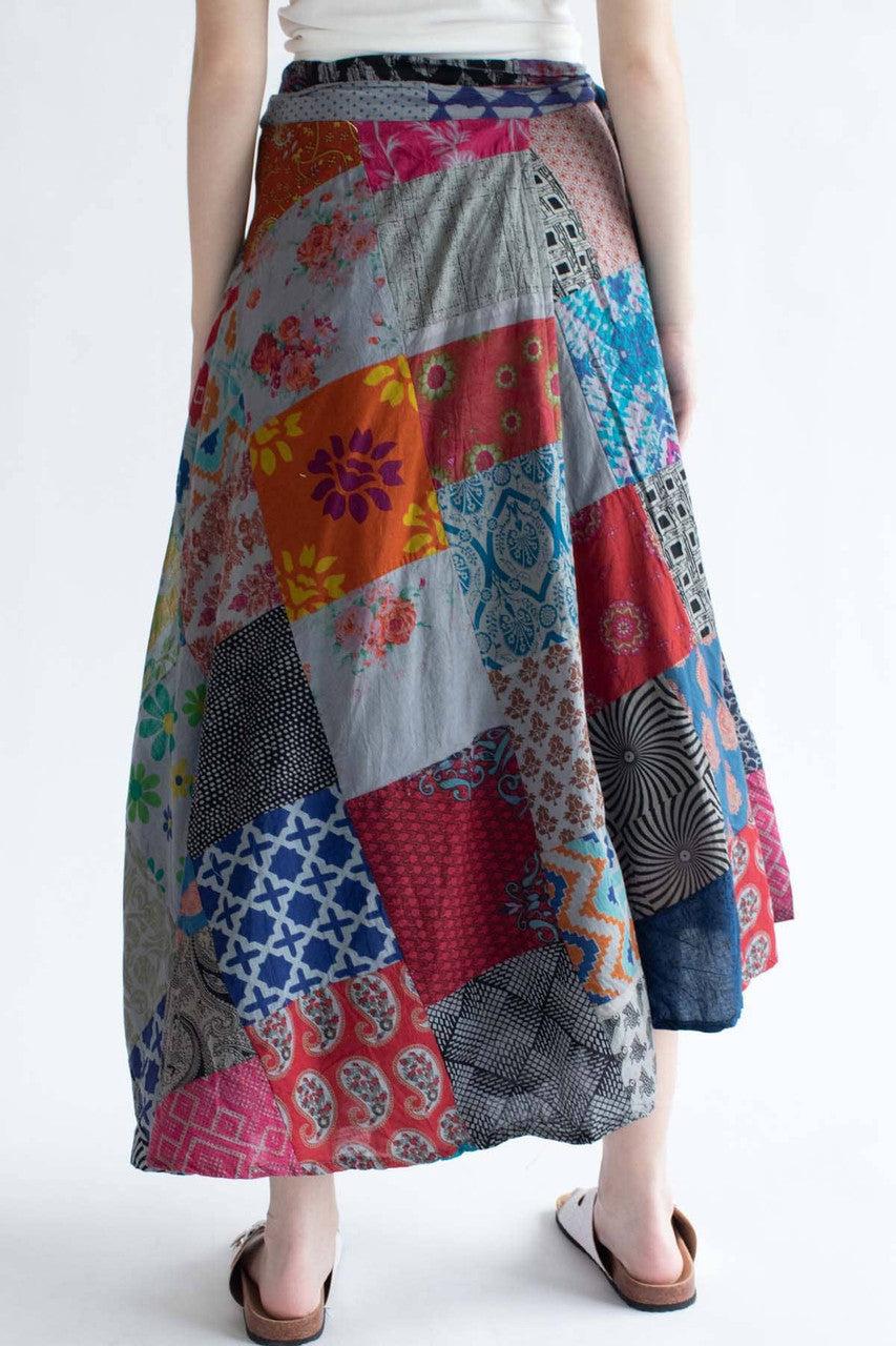 Assorted Patchwork Festival Skirt Product Image