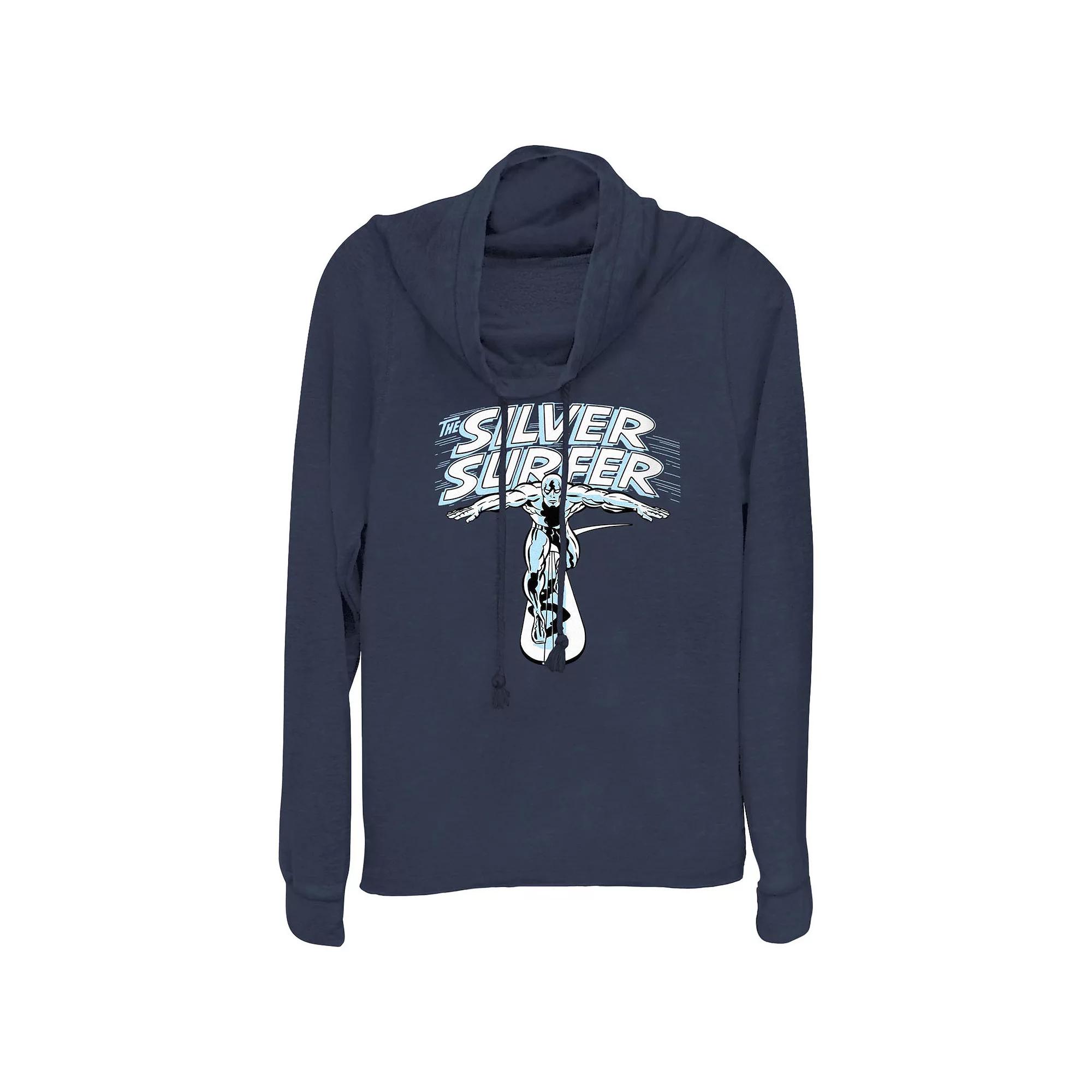 Juniors' Star Wars The Return Of The Jedi Typography Cowlneck Graphic Lightweight Long Sleeve, Girl's,  Product Image