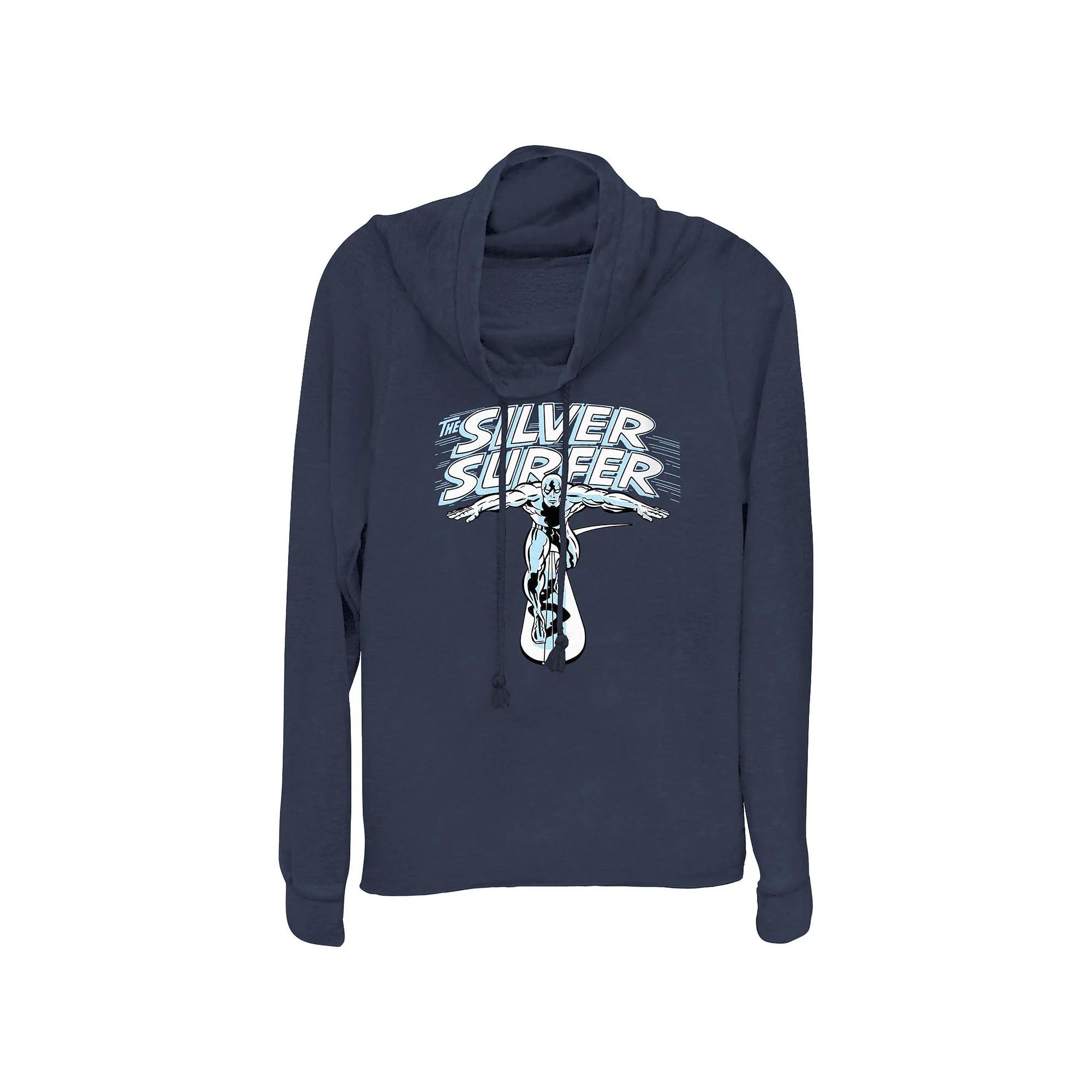 Juniors' Star Wars The Return Of The Jedi Typography Cowlneck Graphic Lightweight Long Sleeve, Girl's,  Product Image