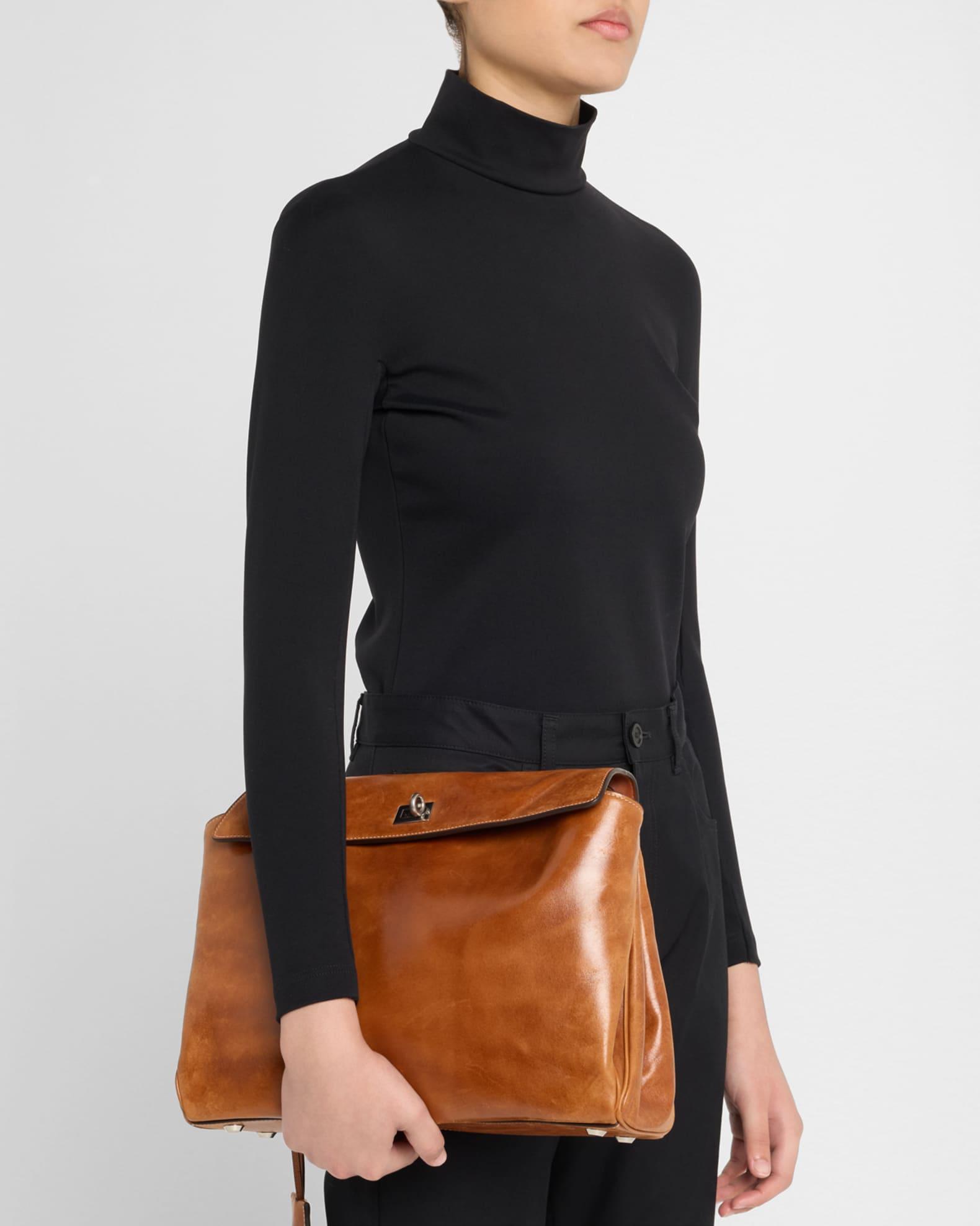 Rodeo Medium Leather Top-Handle Bag Product Image