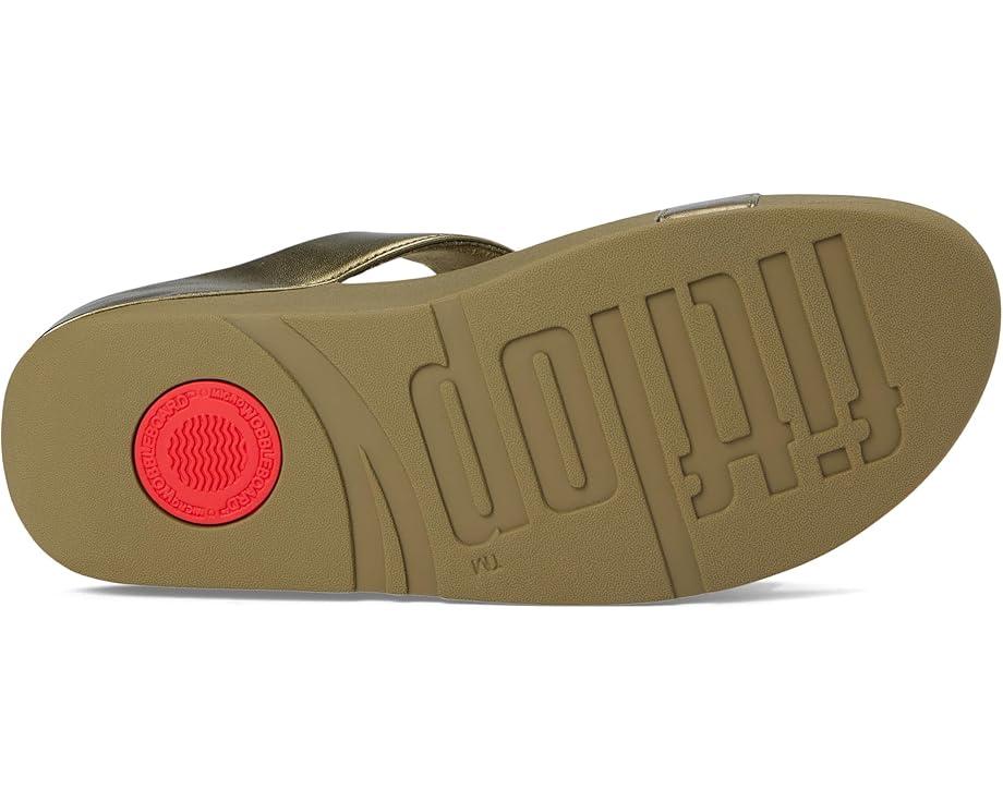 Lulu Adjustable-Buckle Metallic-Leather Slides Product Image