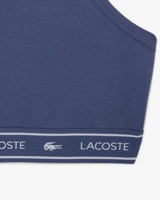 Stretch Cotton Logo Band Bralette Product Image