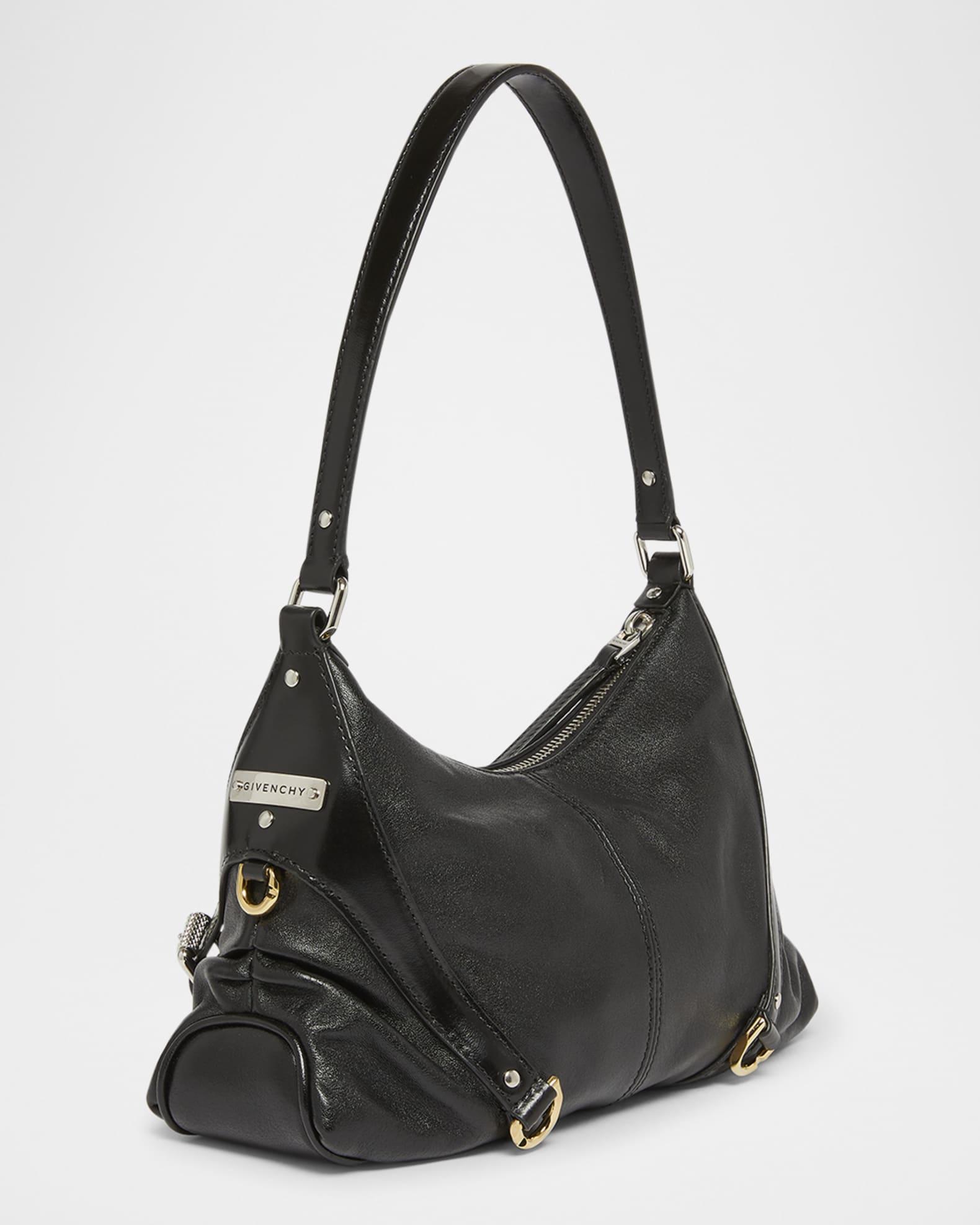 Voyou Harness Shoulder Bag in Shiny Leather  Product Image