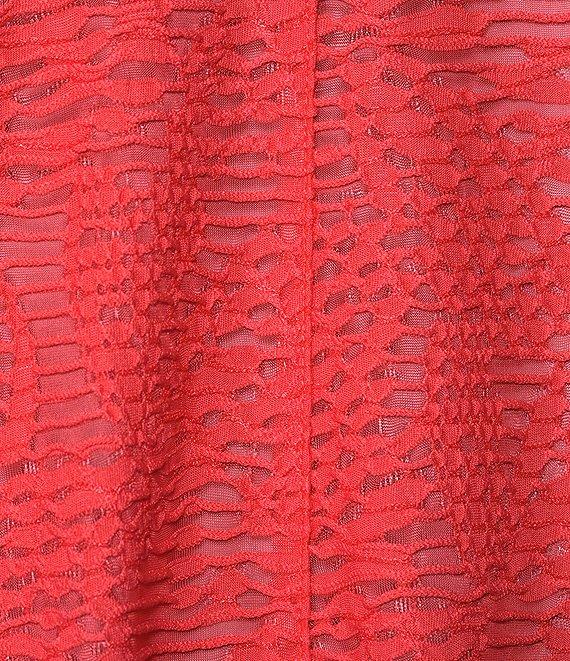 Slim Factor by Investments Open Front Long Sleeve Mesh Cardigan Product Image