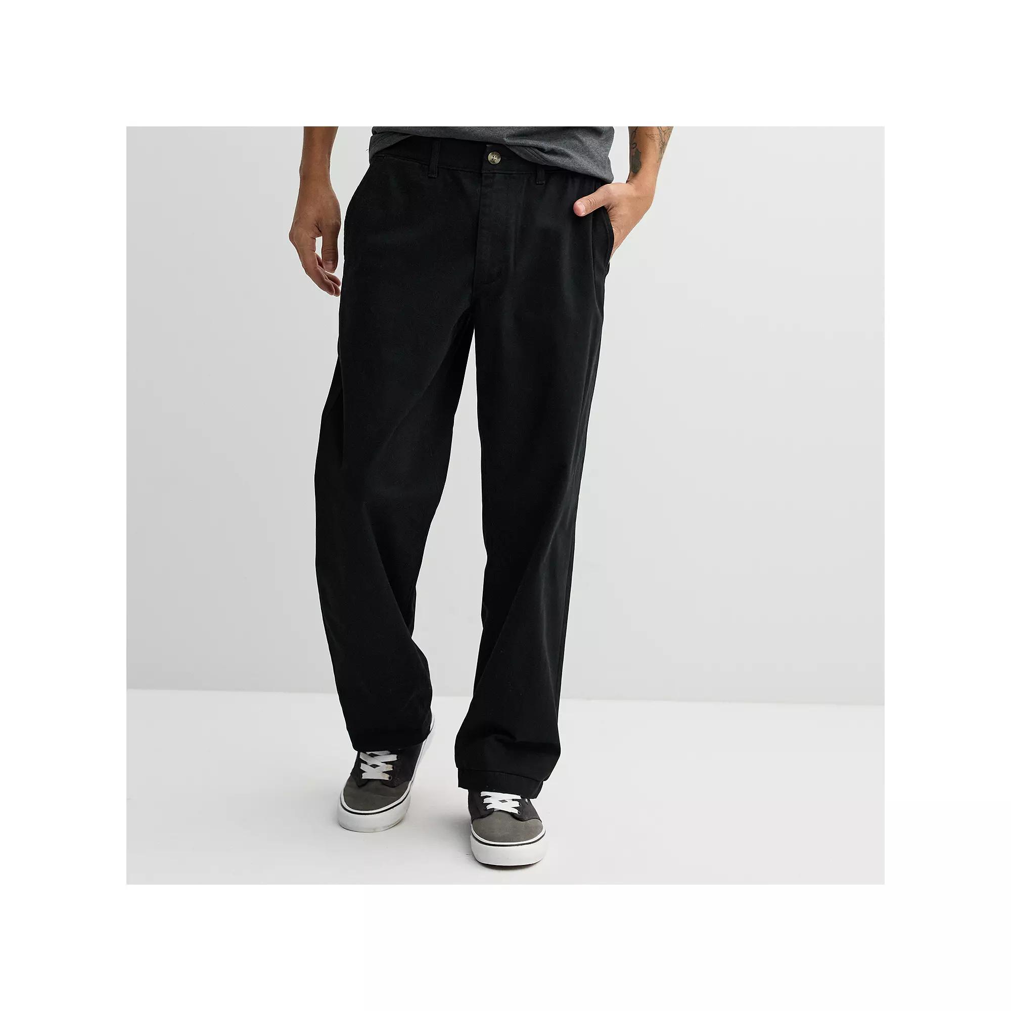 Men's Sonoma Goods For Life® Flexwear Loose Fit Chinos, Size: 33X32, Iron Ore Product Image