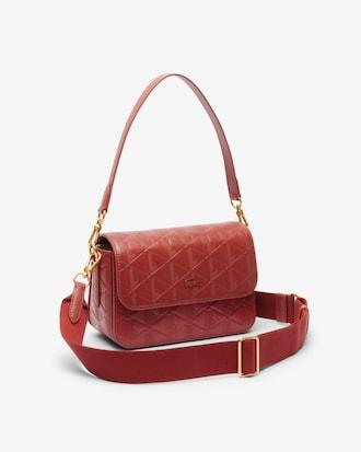 Maheki Embossed Leather Shoulder Bag Product Image