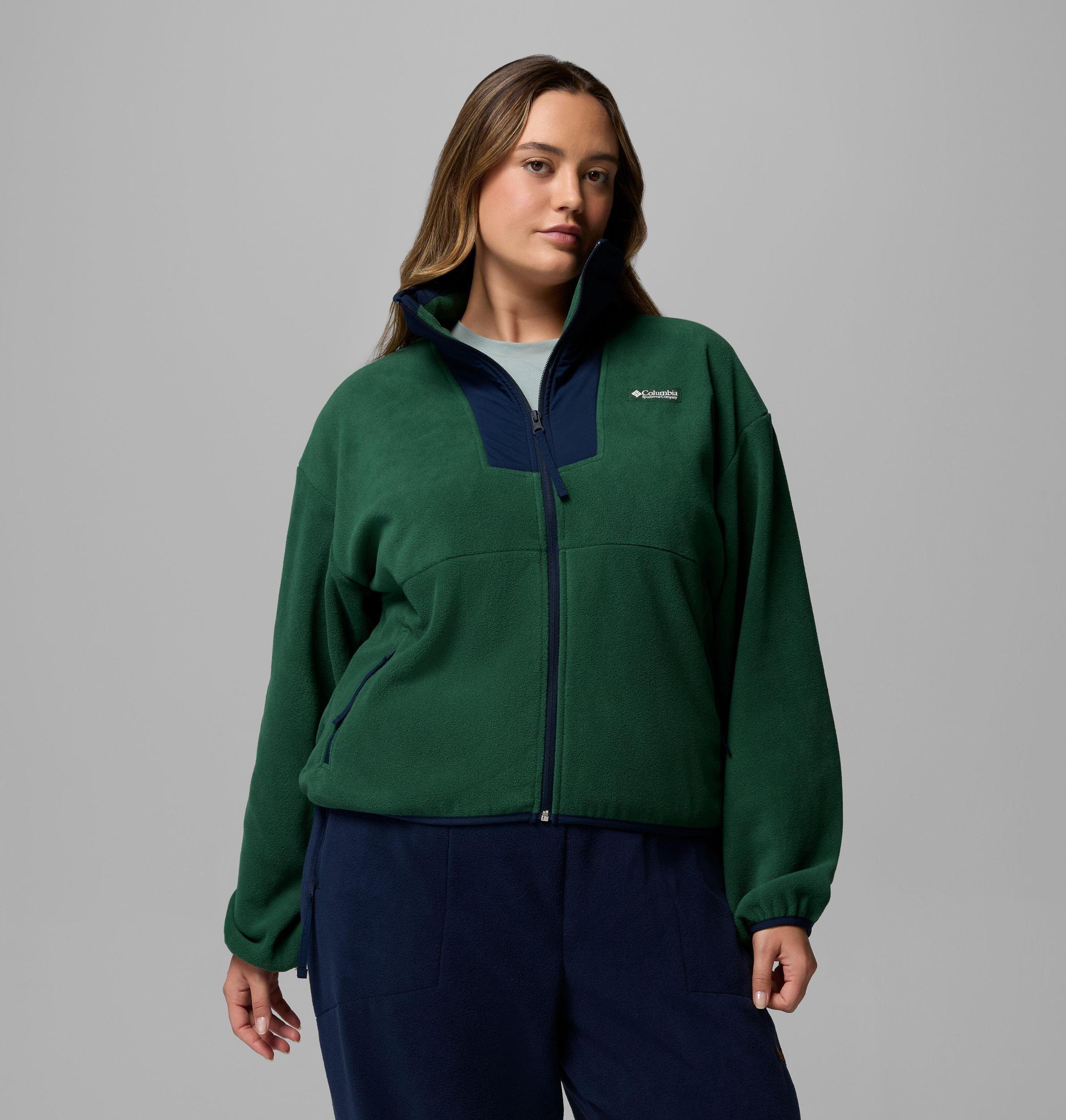 Columbia Womens Sequoia Grove Full Zip Fleece - Plus Size- Product Image
