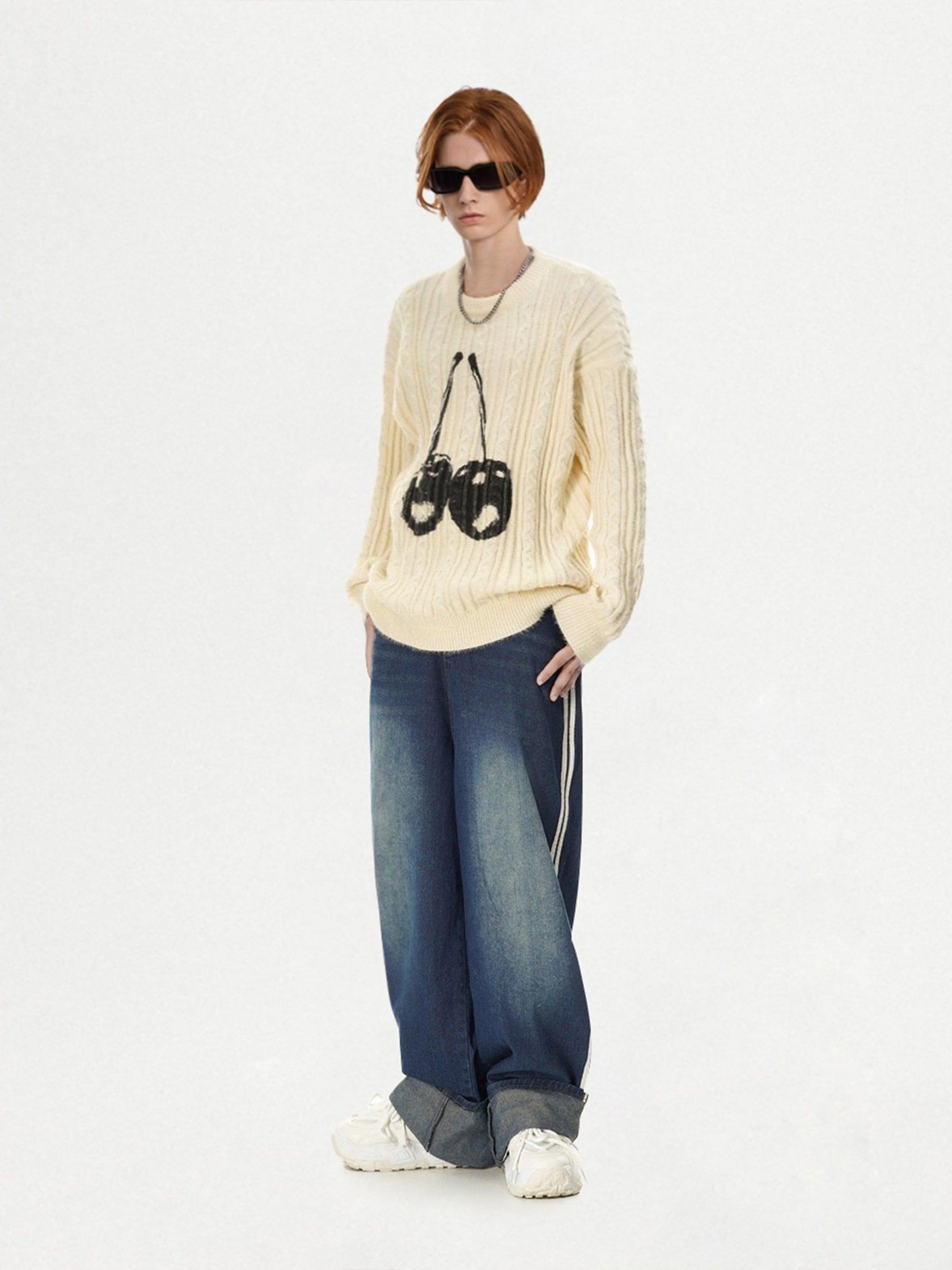 Aelfric Eden Cherry Graphic Sweater Product Image