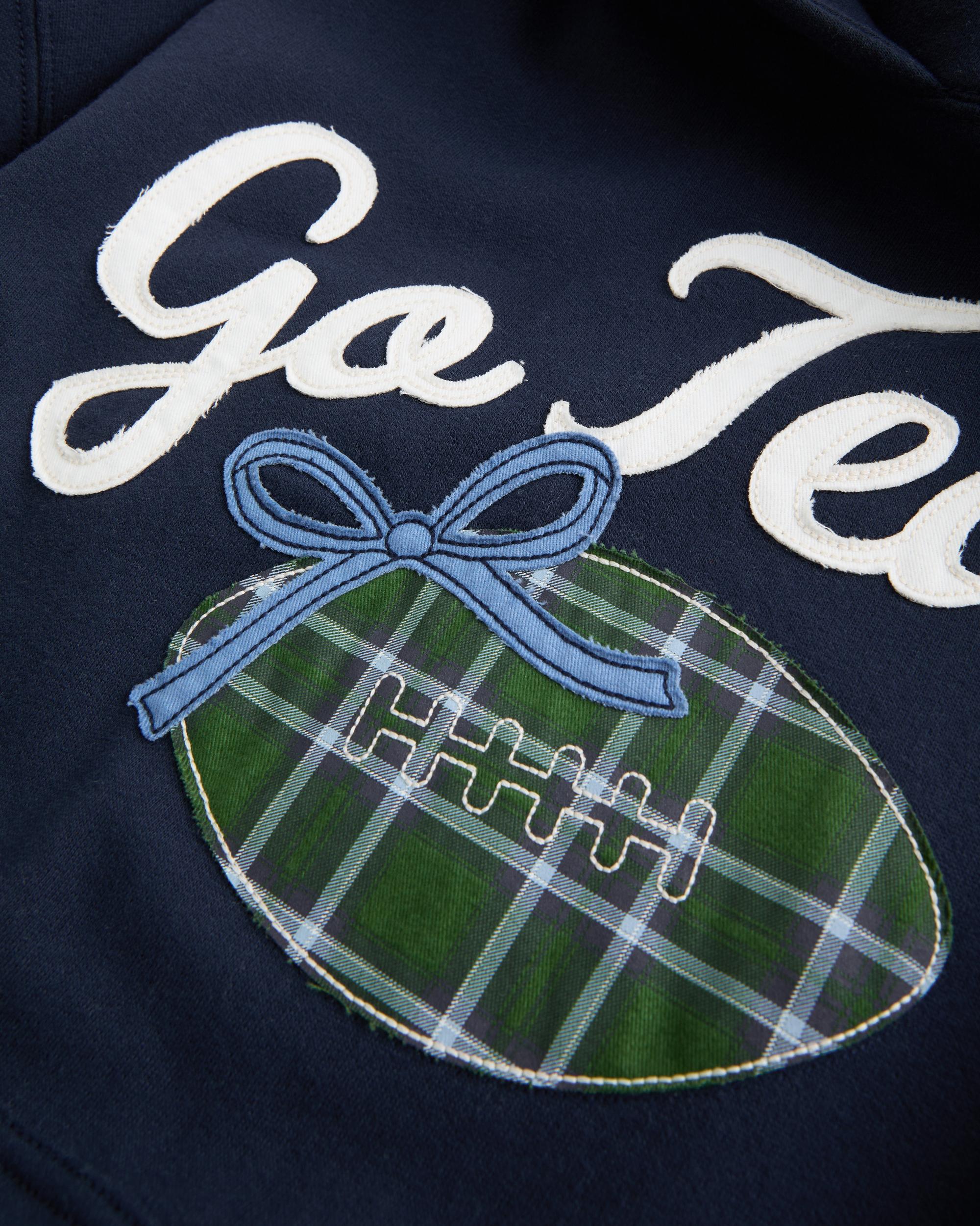 Oversized Go Team Graphic Hoodie Product Image