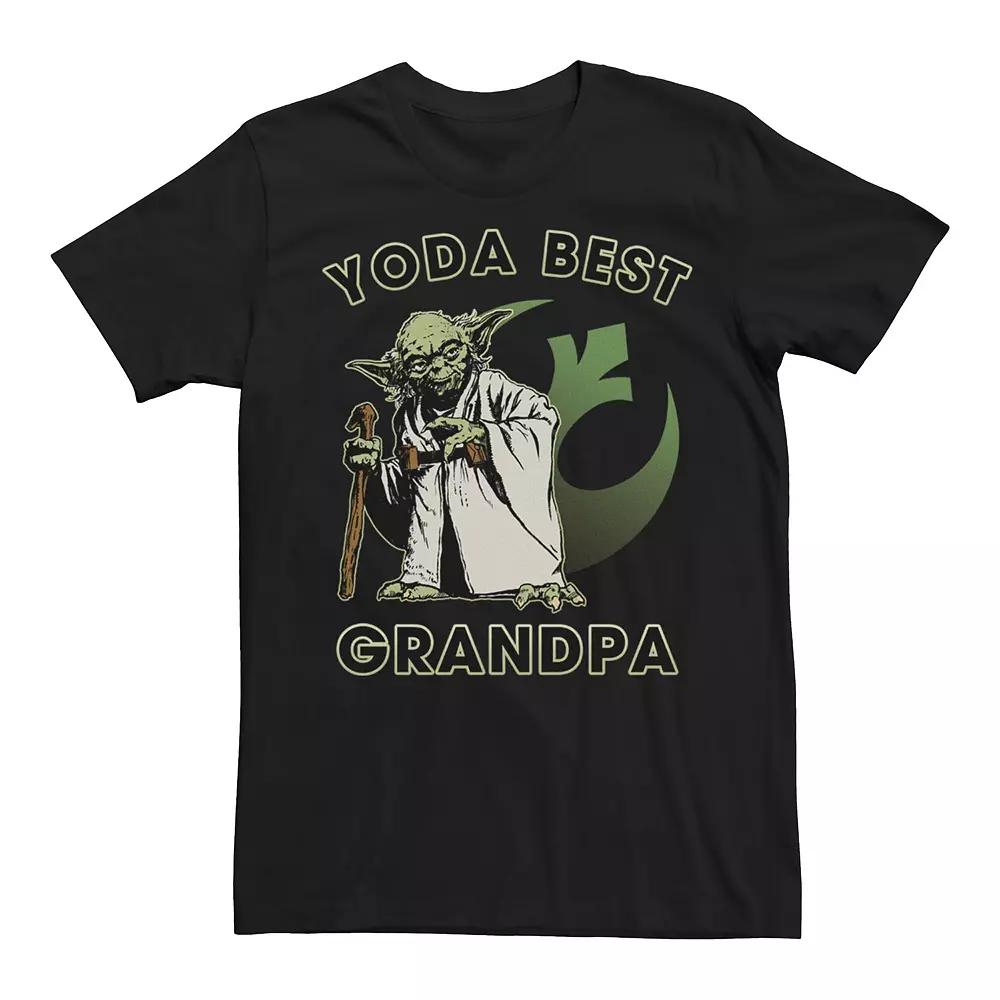 Men's Star Wars Yoda Best Grandpa Graphic Tee,  Product Image