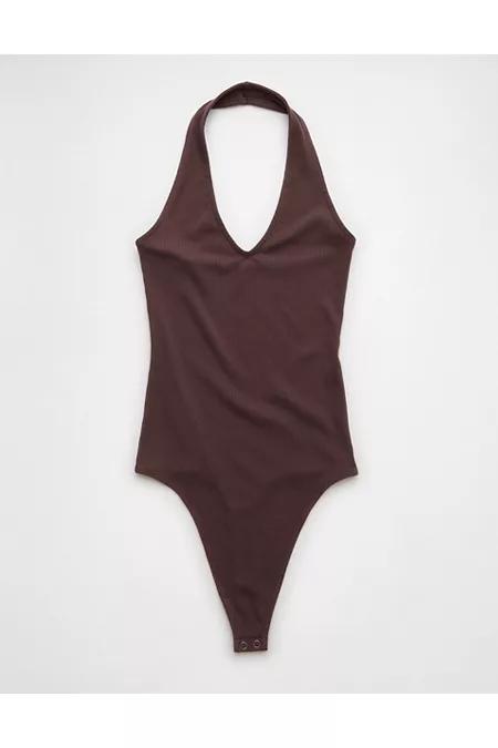 AE Halter V-Neck Bodysuit Women's Product Image