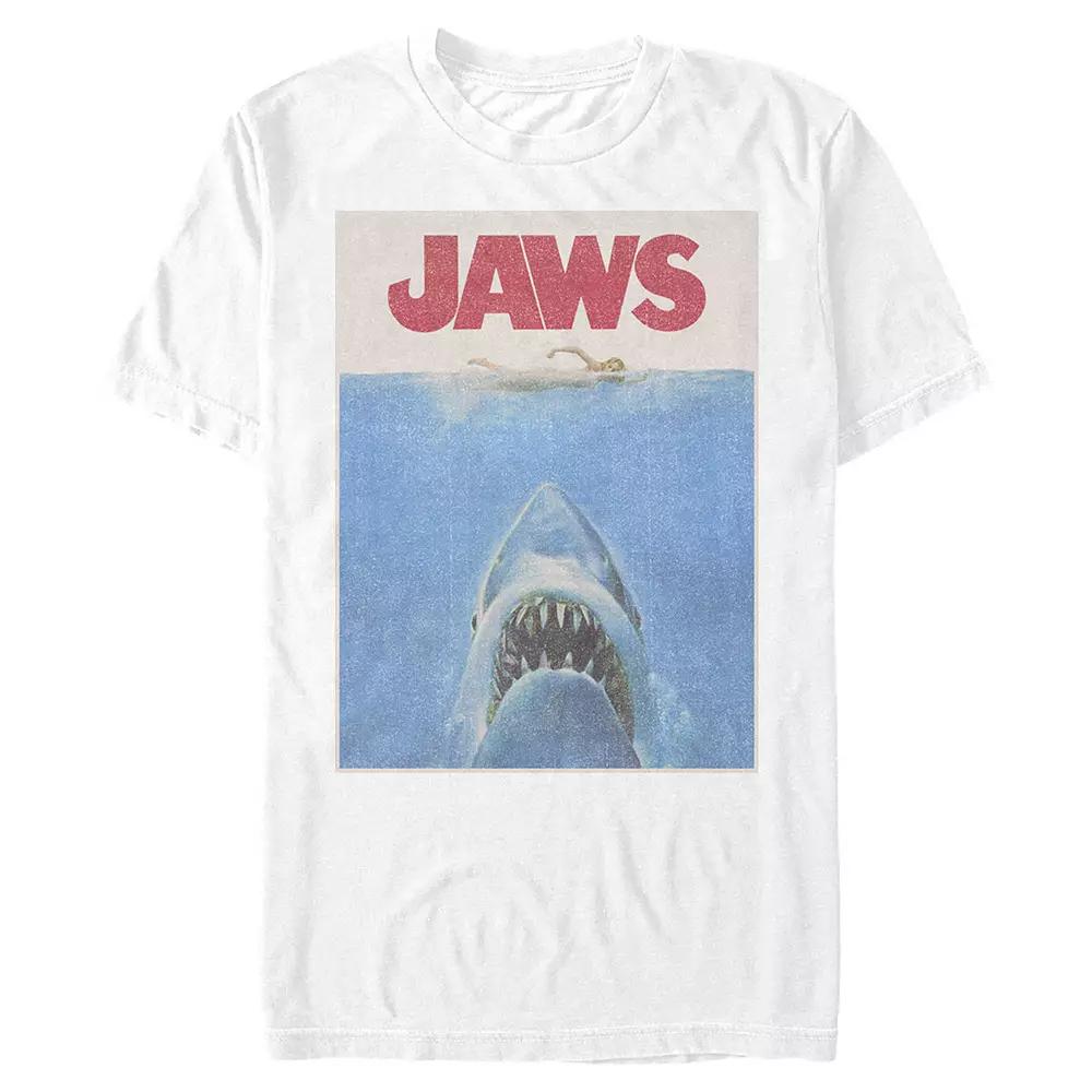 Men's Jaws Retro Movie Poster Graphic Tee,  Product Image