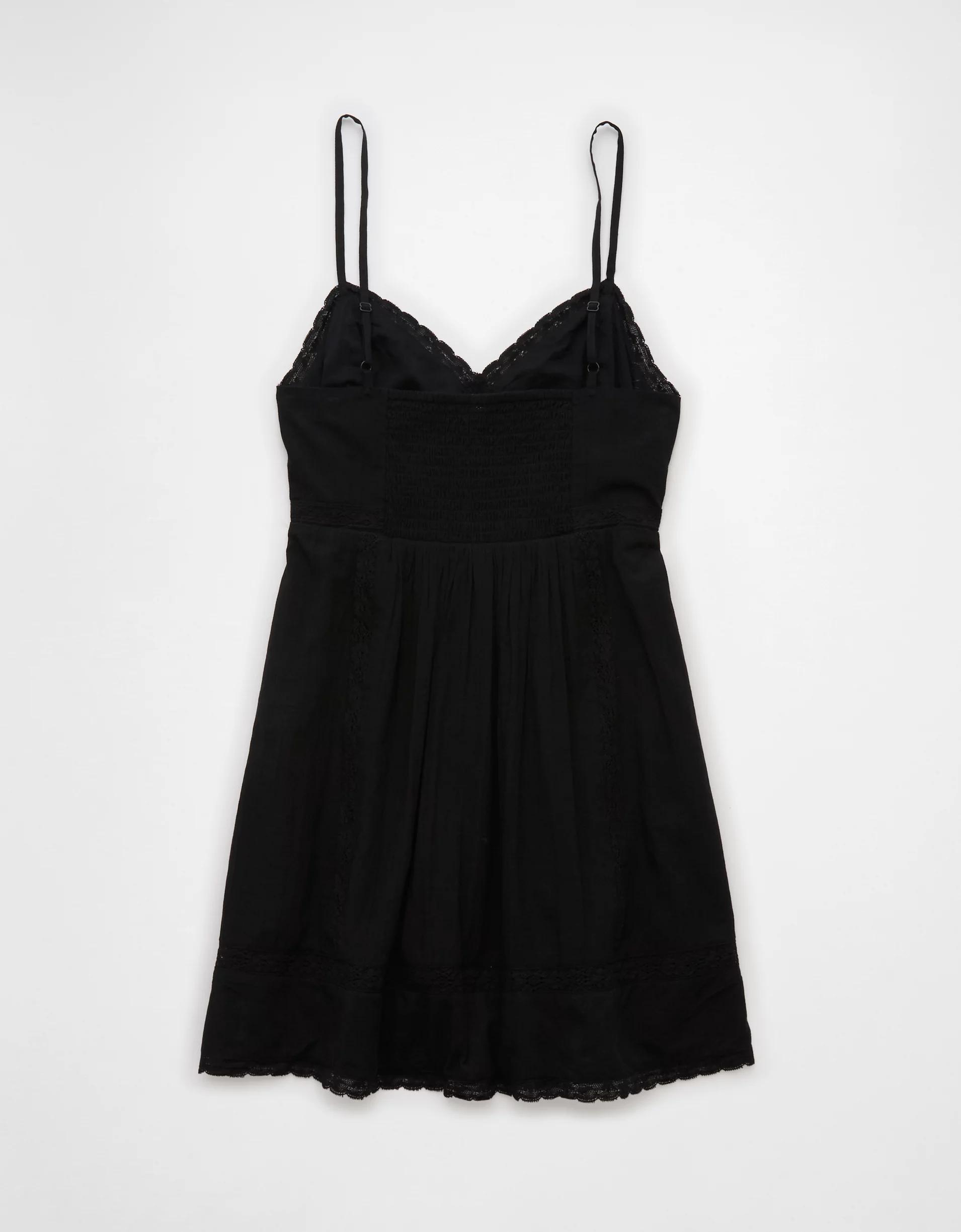 AE V-Neck Pintuck Mini Dress Product Image
