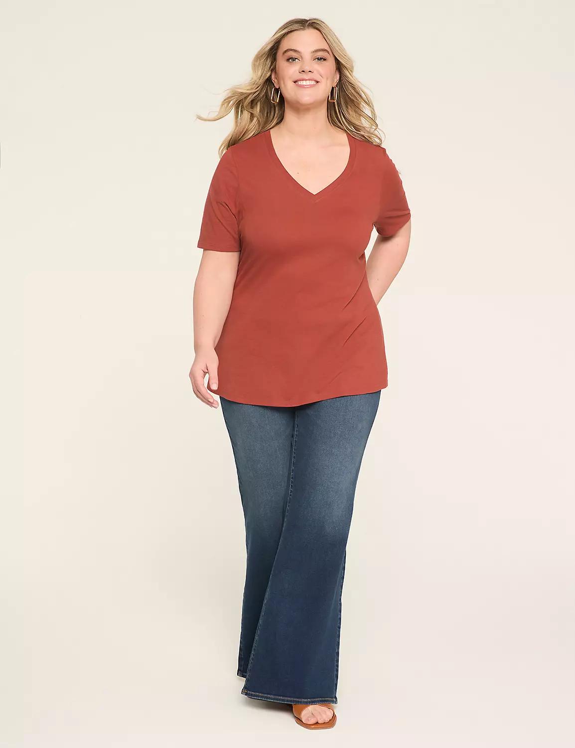 Perfect Sleeve V-Neck Tee Product Image