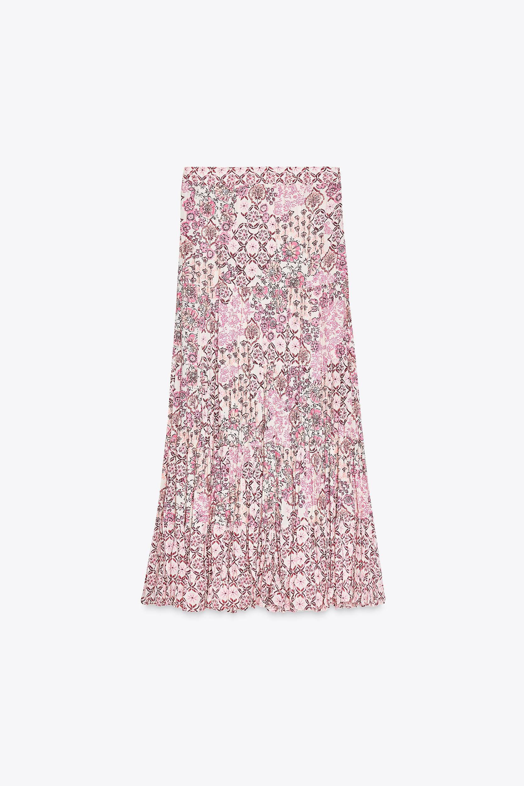 LONG PRINTED SKIRT Product Image