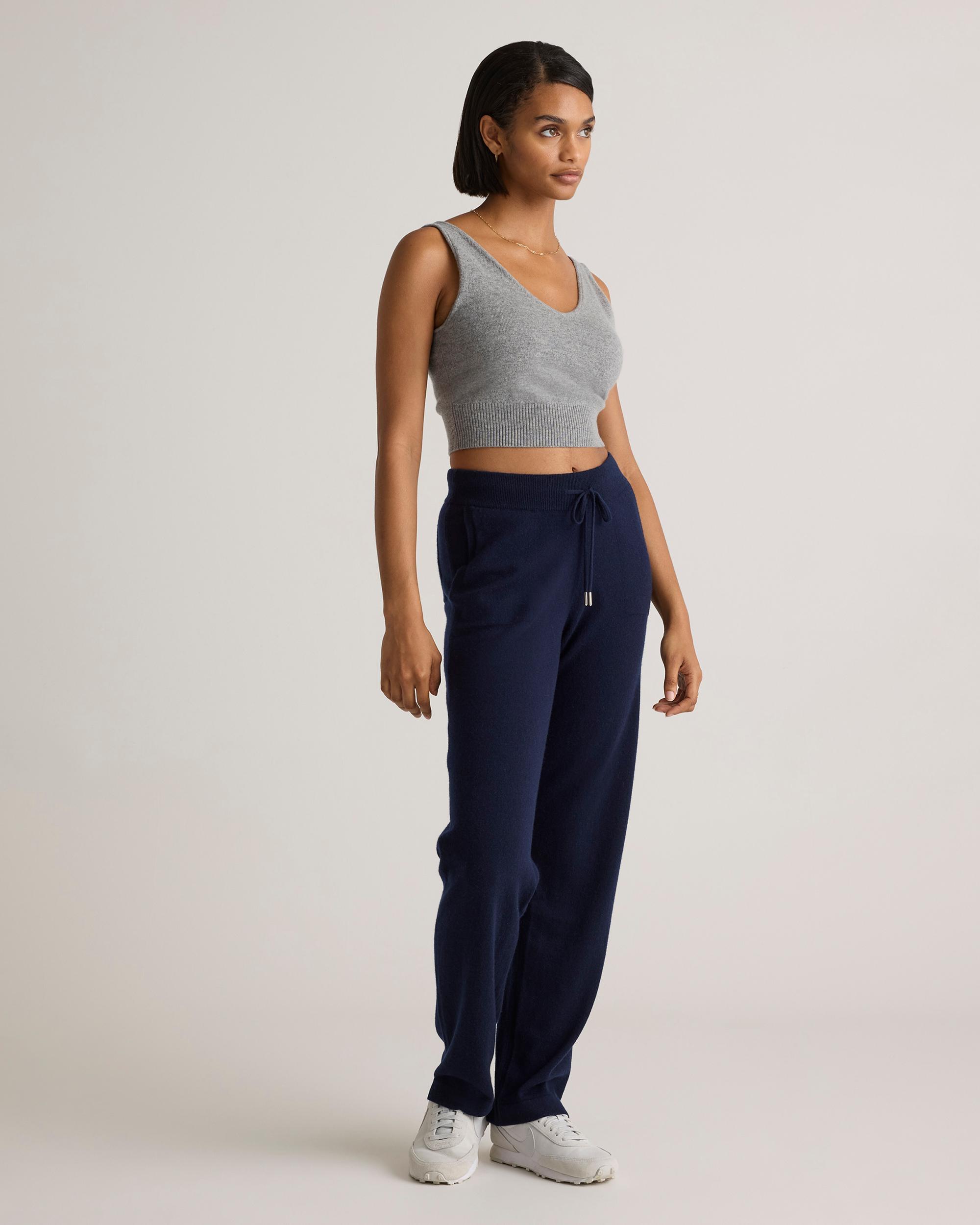 Quince | Women's Mongolian Cashmere Cropped Tank Top Product Image
