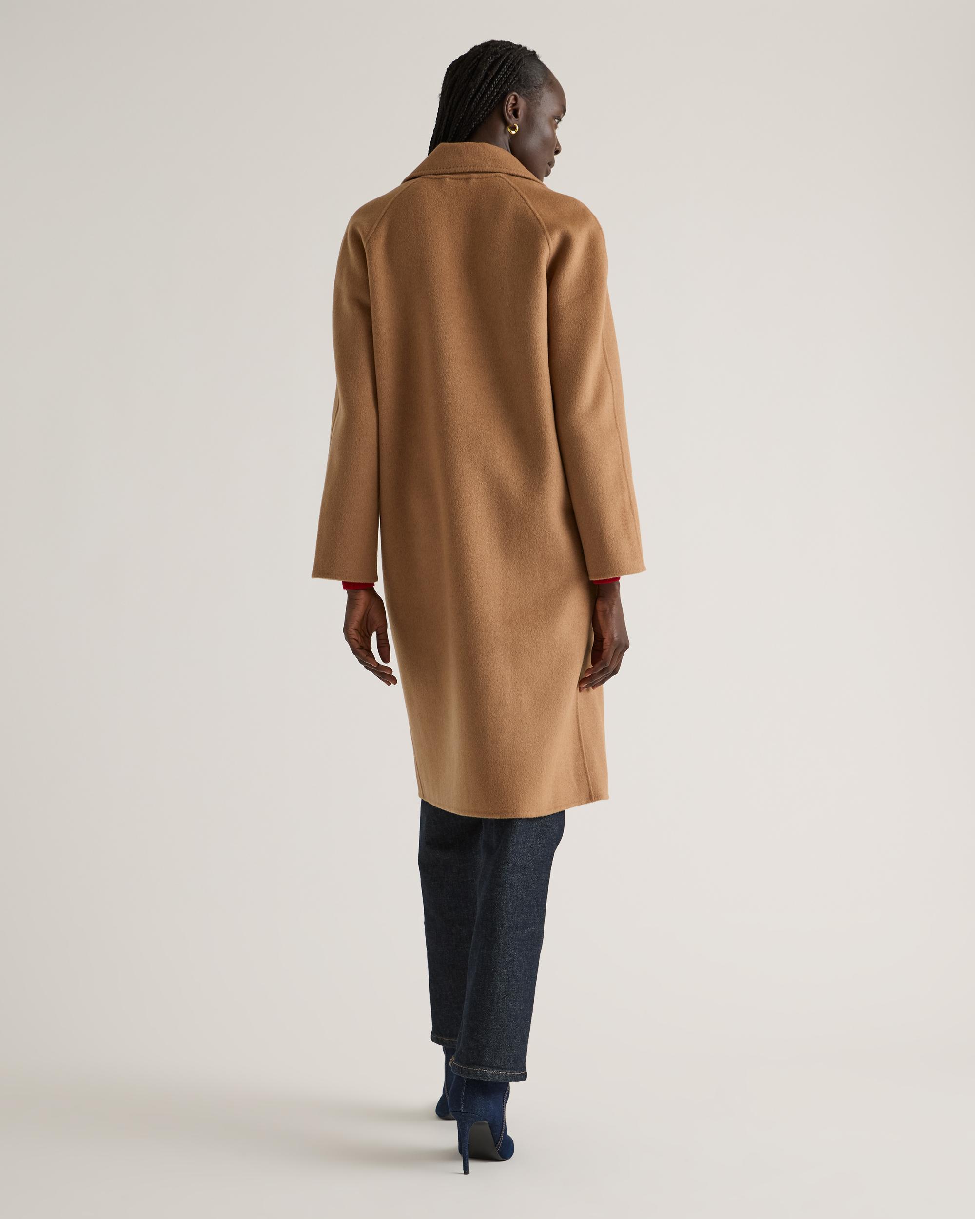 Quince | Women's Double-Faced Merino Wool Notched Lapel Coat Size XL Product Image