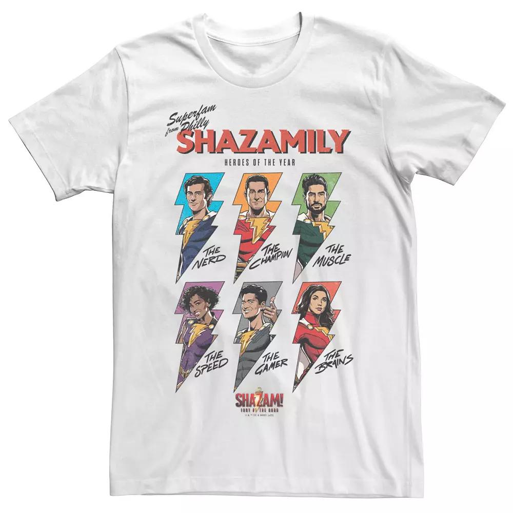 Men's Shazam Fury Of The Gods The Shazamily Of Philly's Tee,  Product Image
