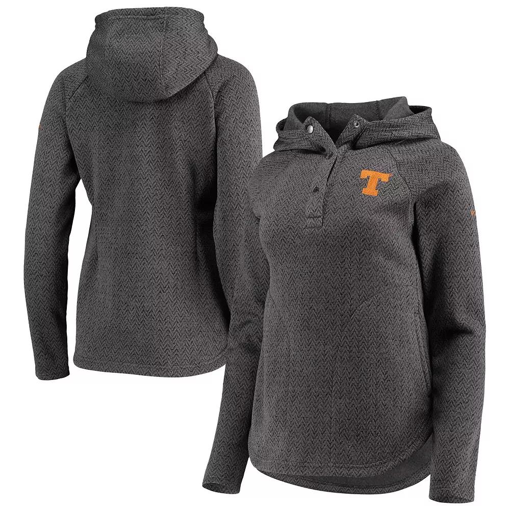 Women's Columbia Charcoal Texas Longhorns Darling Days Raglan Fleece Pullover Hoodie, Size: XS Product Image