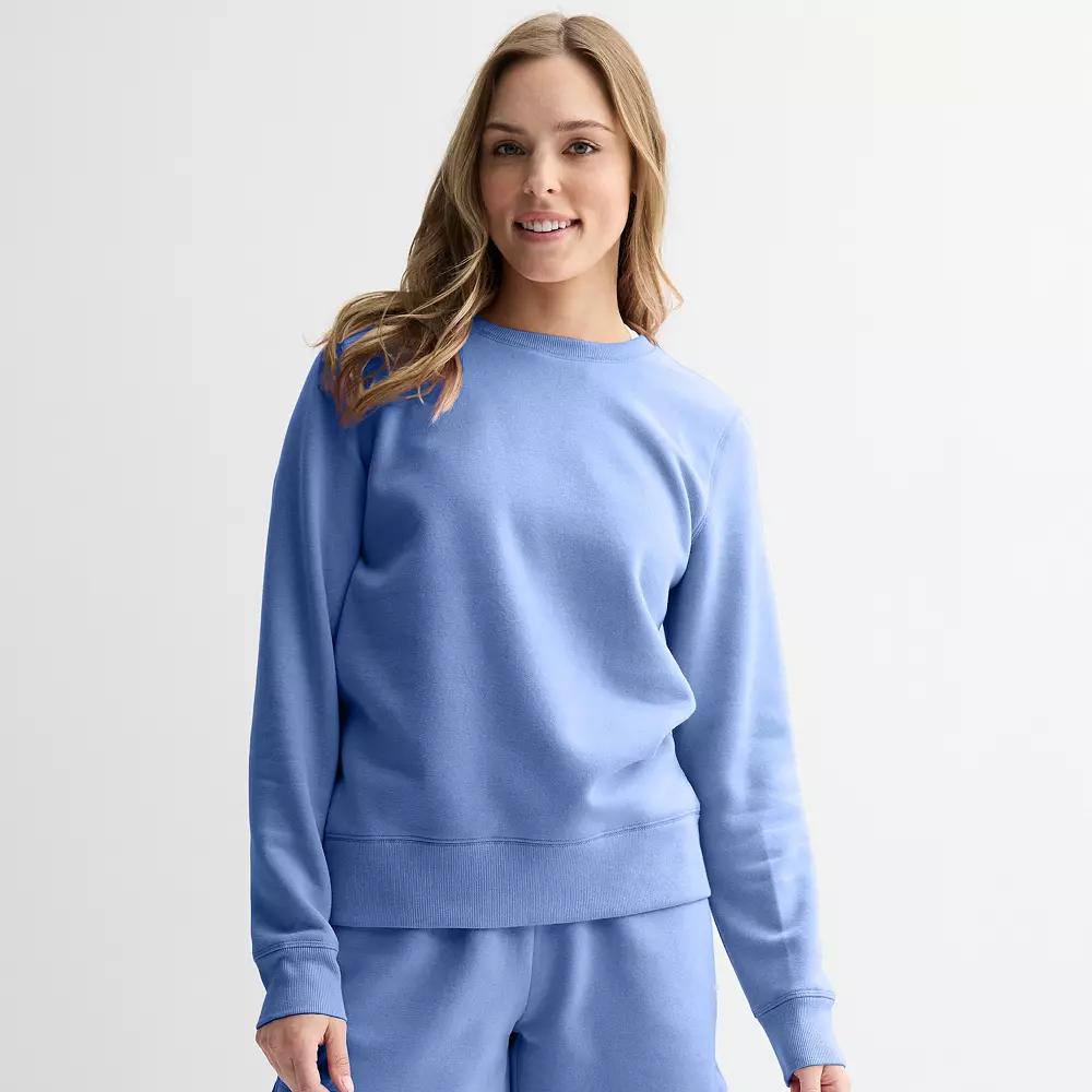 Women's Tek Gear® Ultrasoft Fleece Crewneck Sweatshirt,  Product Image