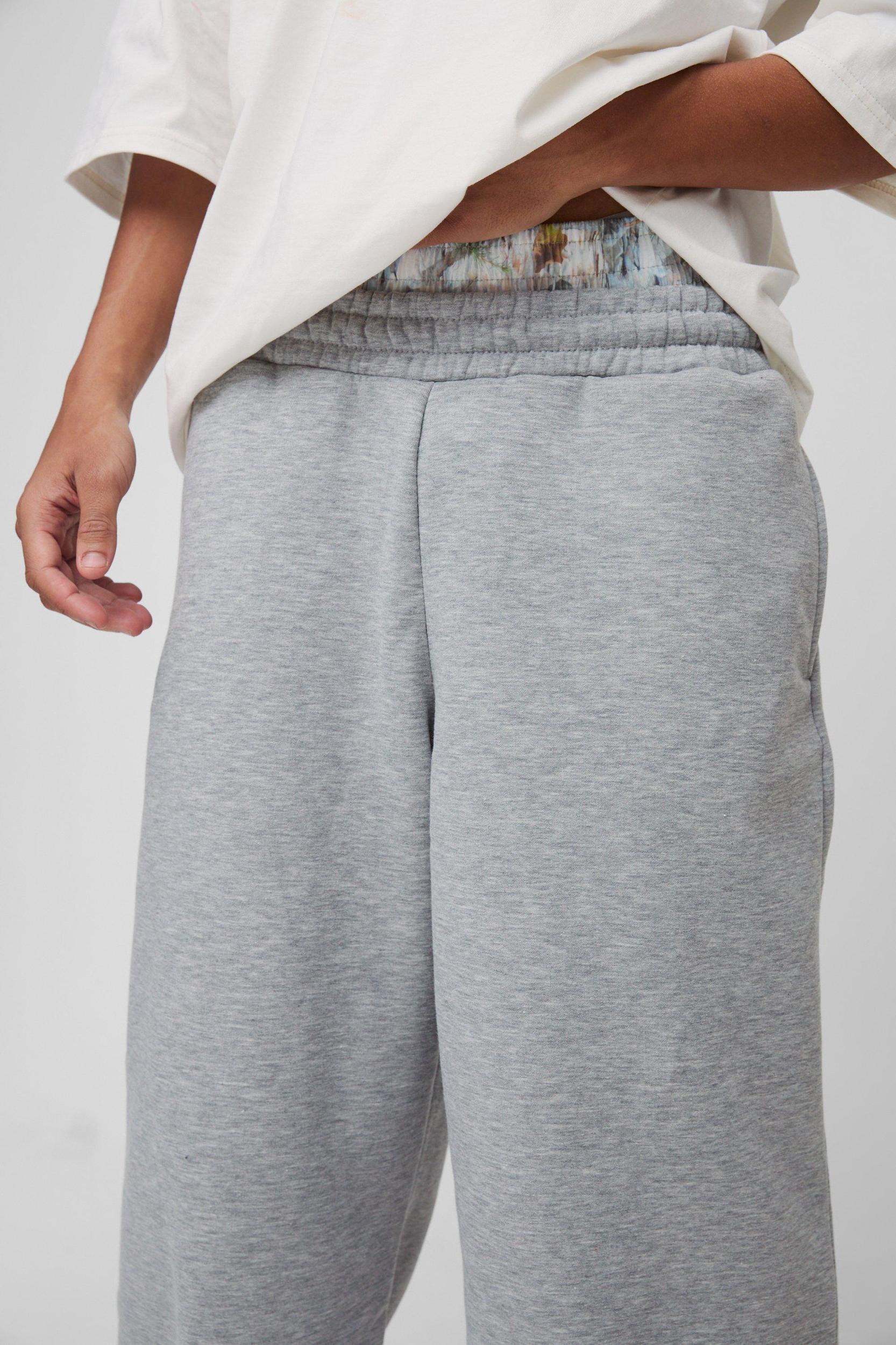 Wide Leg Camo Printed Boxer Waistband Sweatpants | boohooMAN USA Product Image