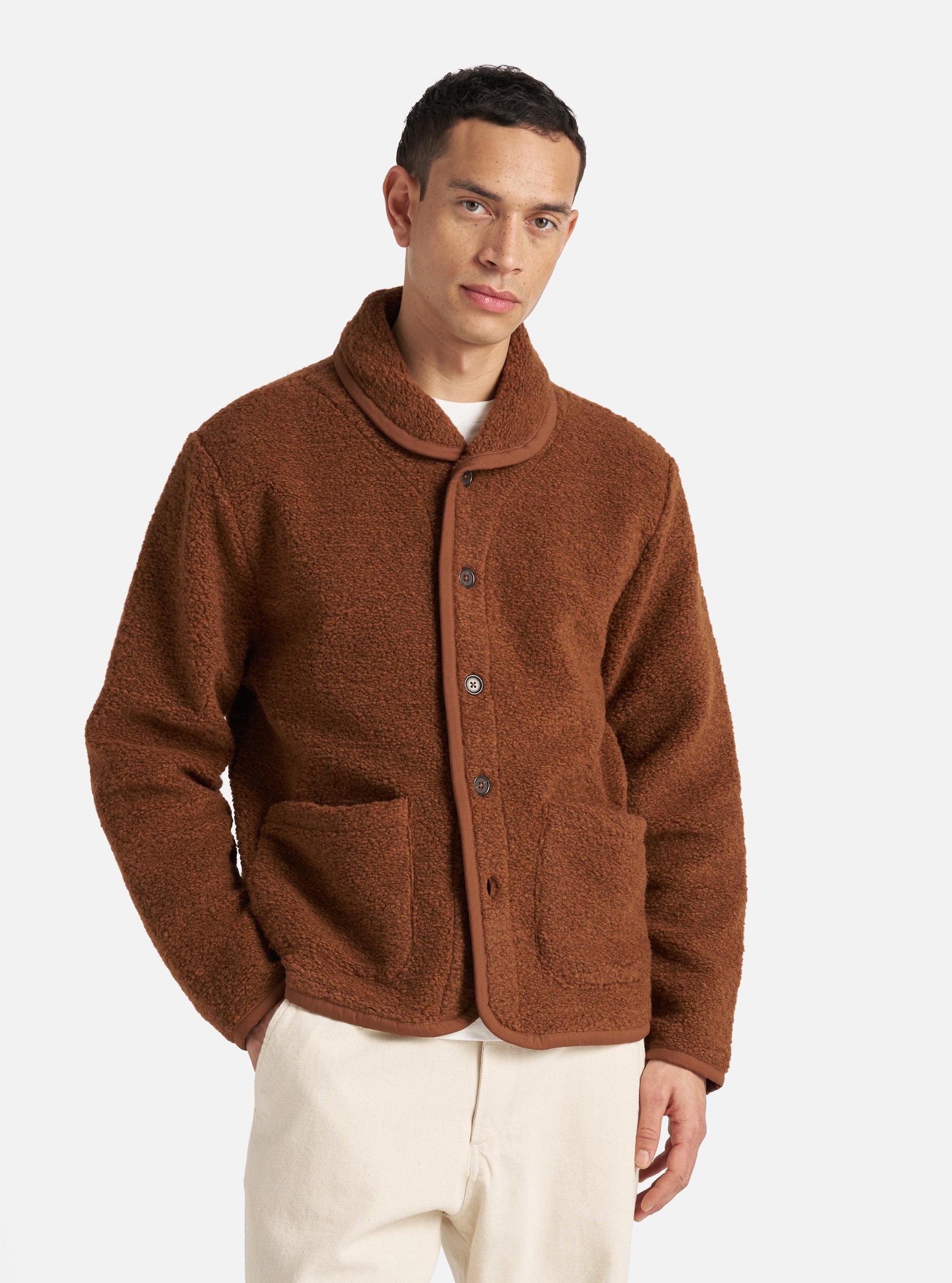 Brown Alvar Fleece Lancaster Jacket Product Image