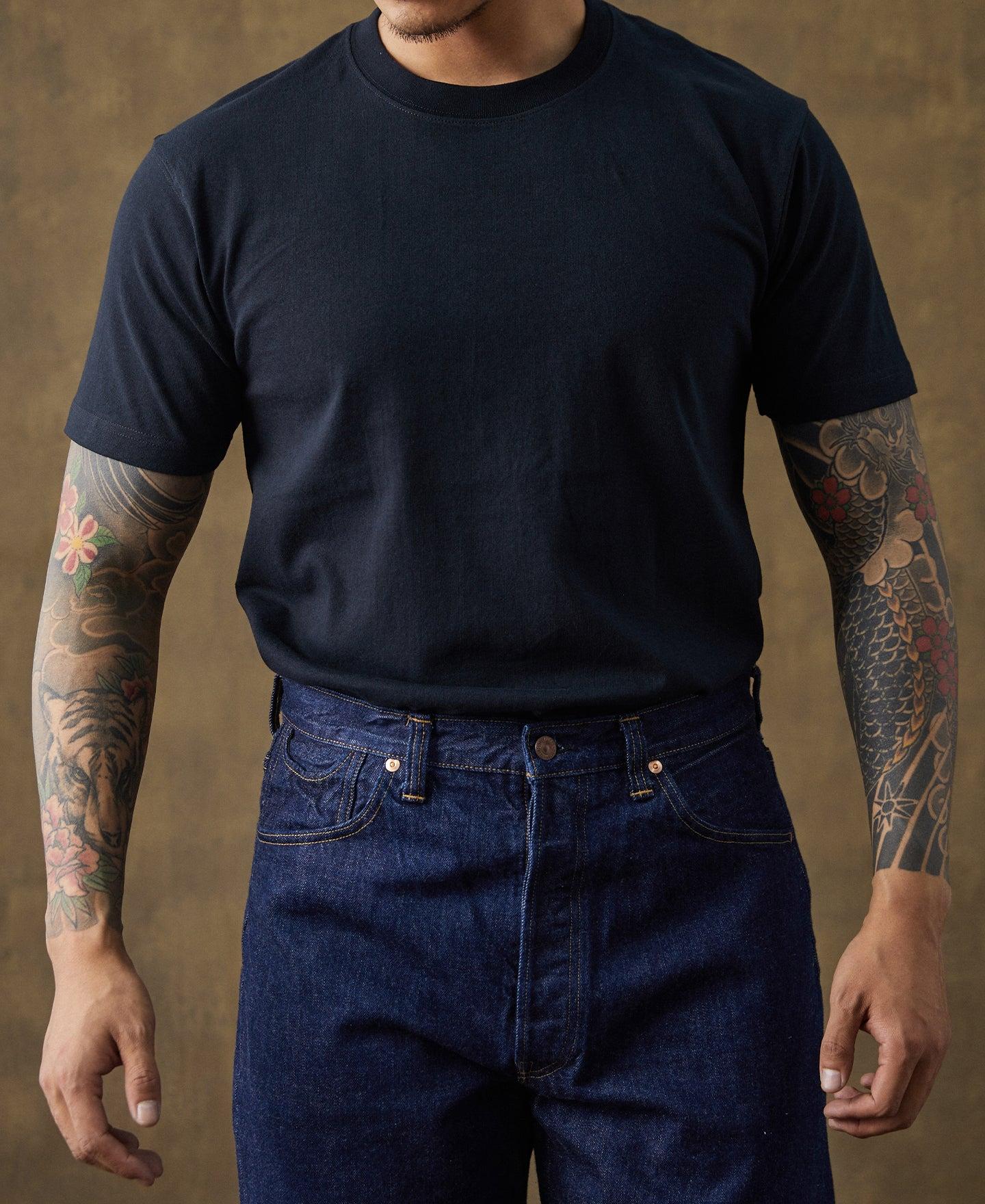 9 oz Cotton Tubular T-Shirt - Black Product Image