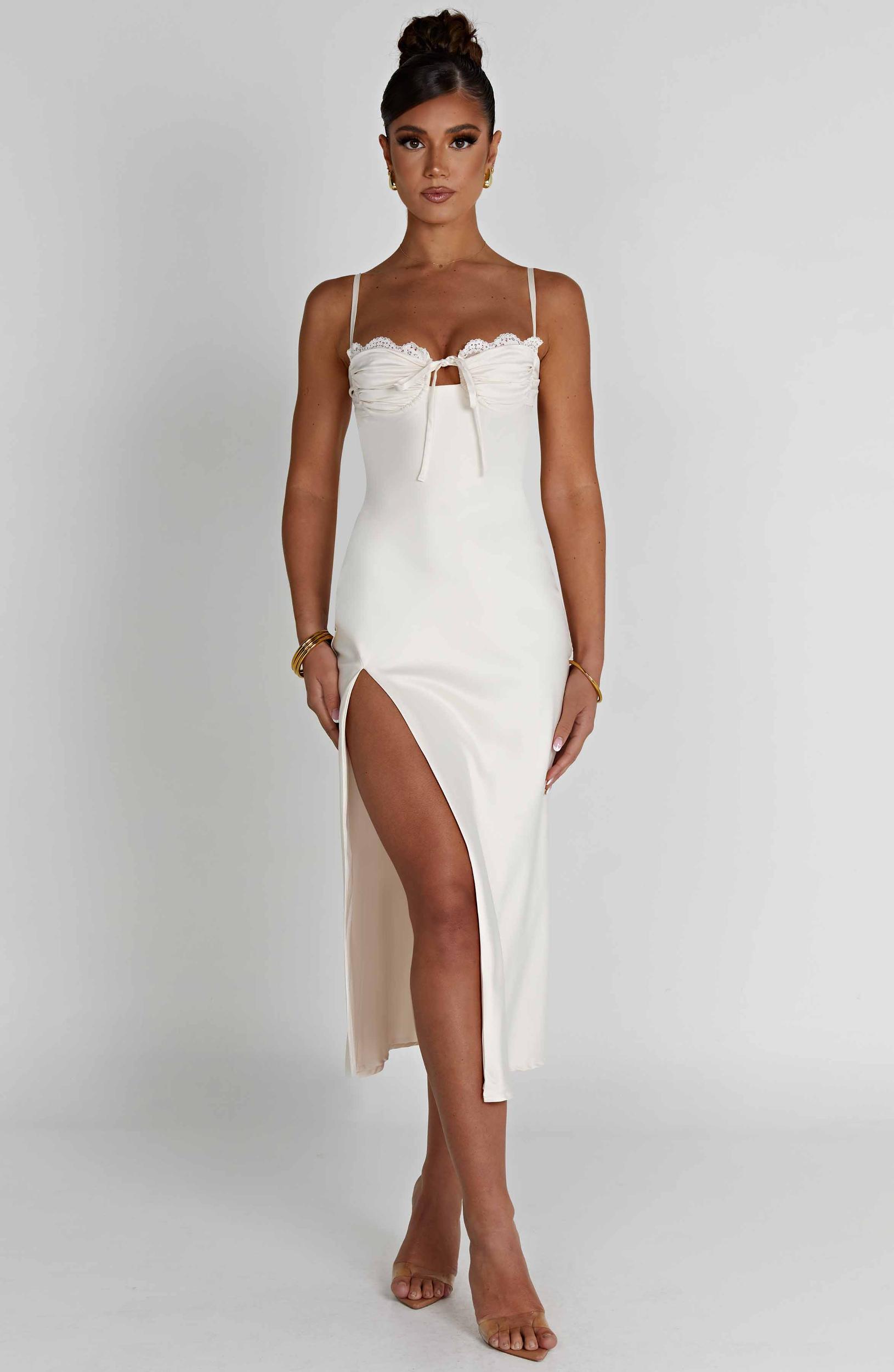 Ardelle Midi Dress - Ivory Product Image