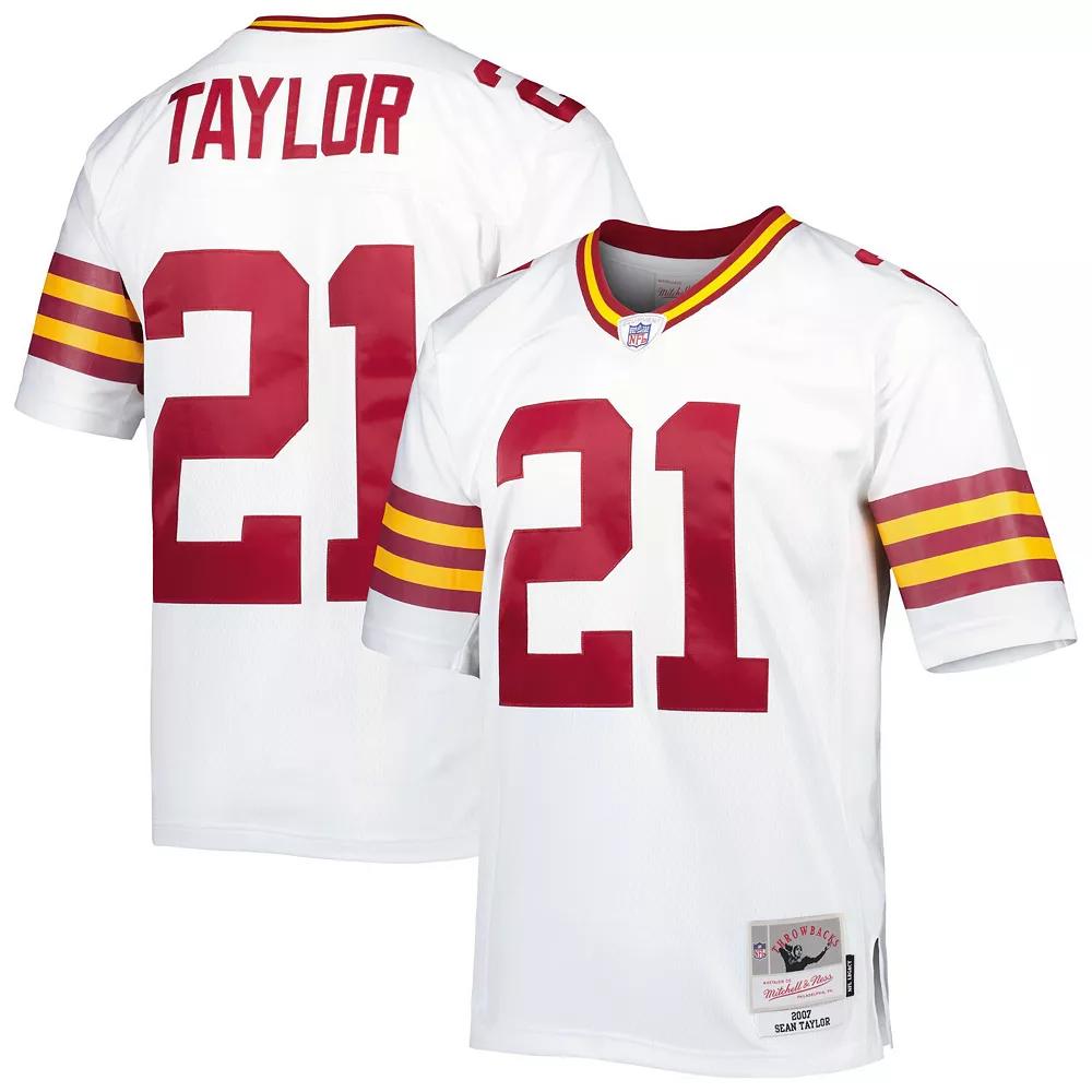 Men's Mitchell & Ness Sean Taylor White Washington Football Team 2007 Legacy Replica Jersey,  Product Image
