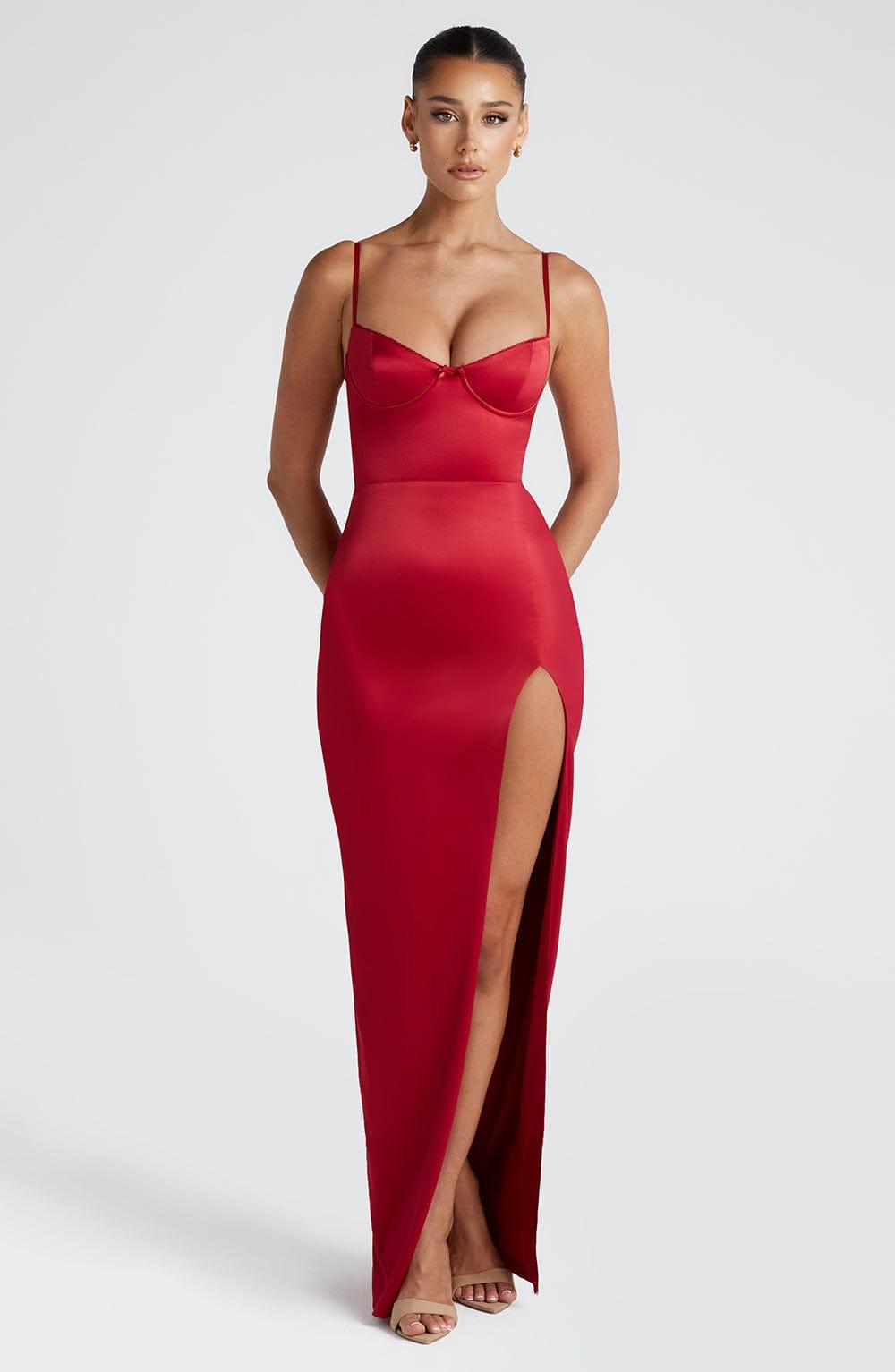 Clementine Maxi Dress - Red Product Image