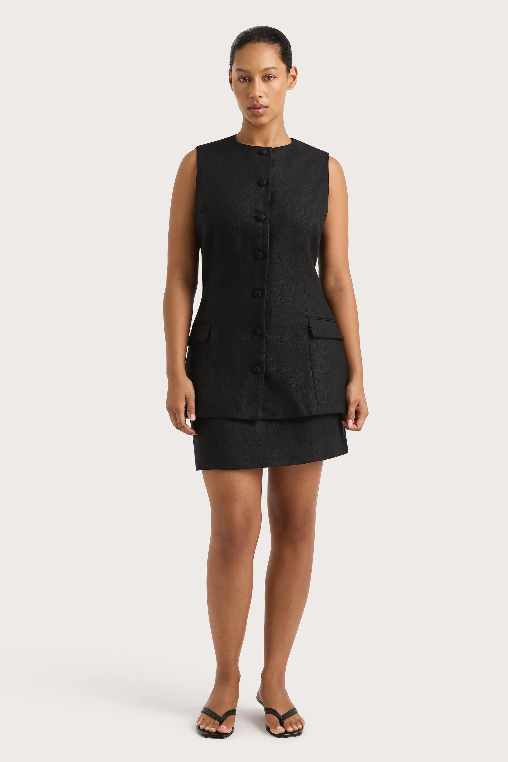 Jane Mini Dress Black - Final Sale Product Image