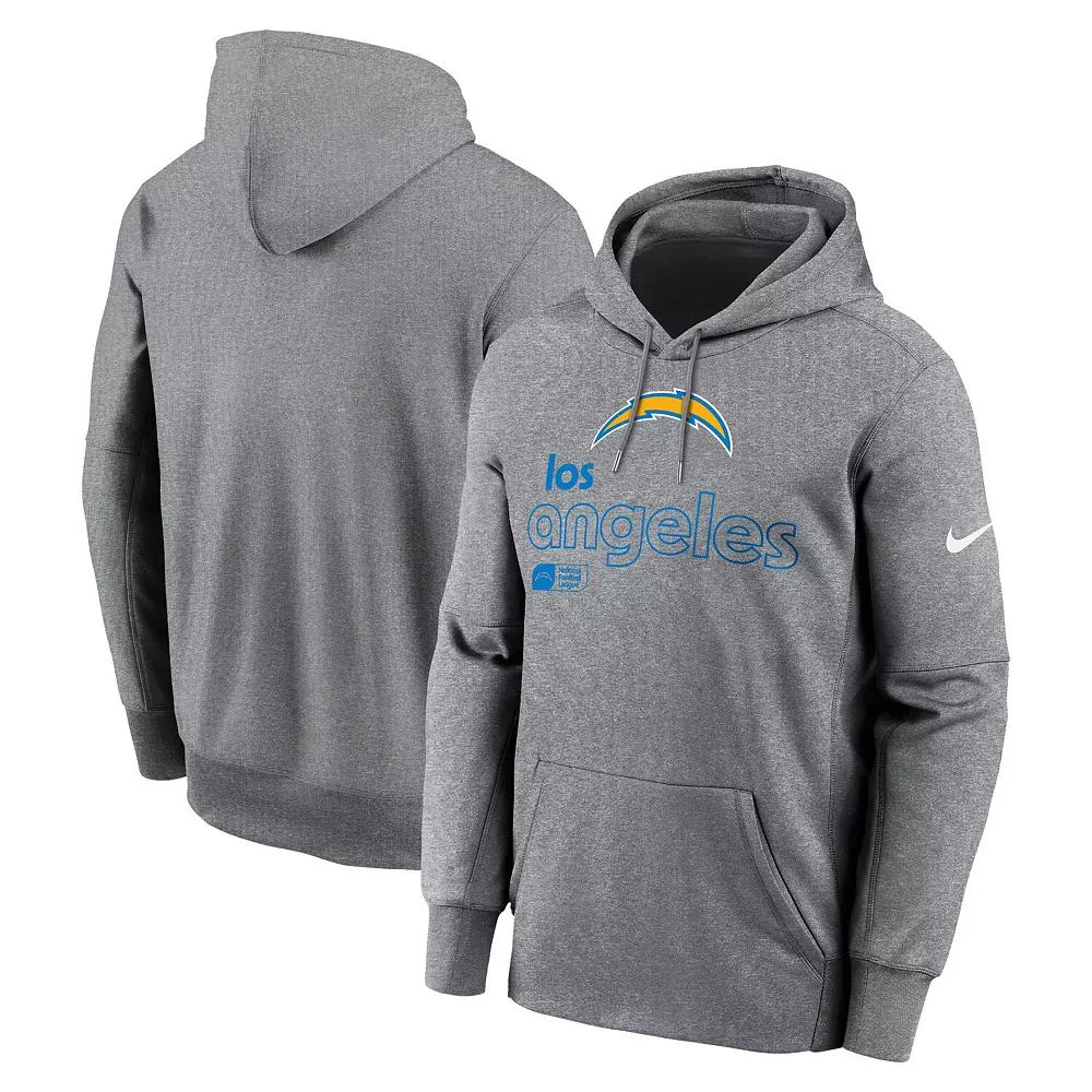 Men's Los Angeles Chargers Menâs Nike Therma NFL Pullover Hoodie Product Image