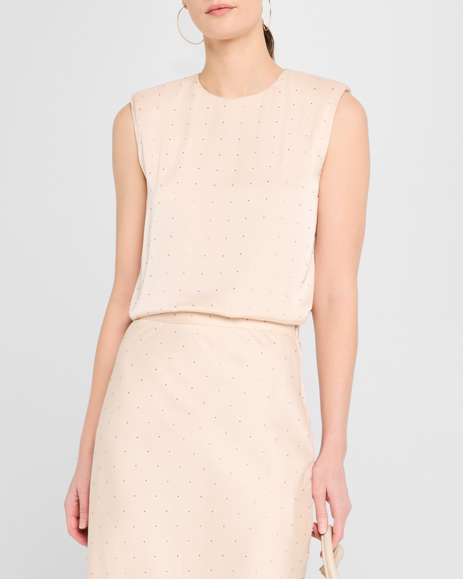 Crystal Embellished Jersey Top Product Image