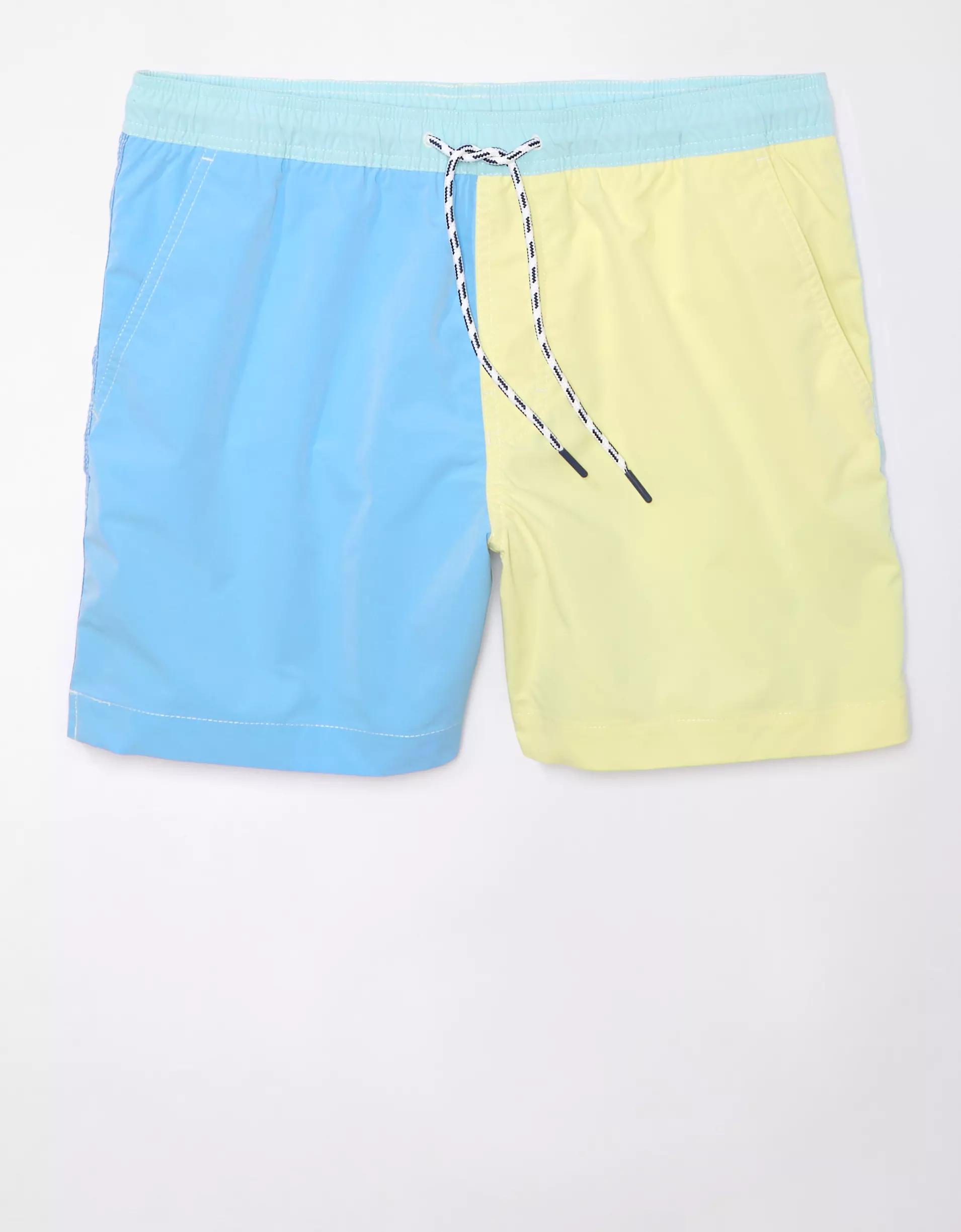 AE 5" Colorblock Flex Swim Trunk Product Image